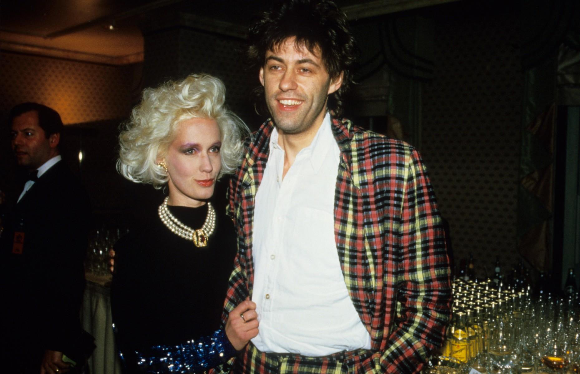 Bob Geldof and Paula Yates