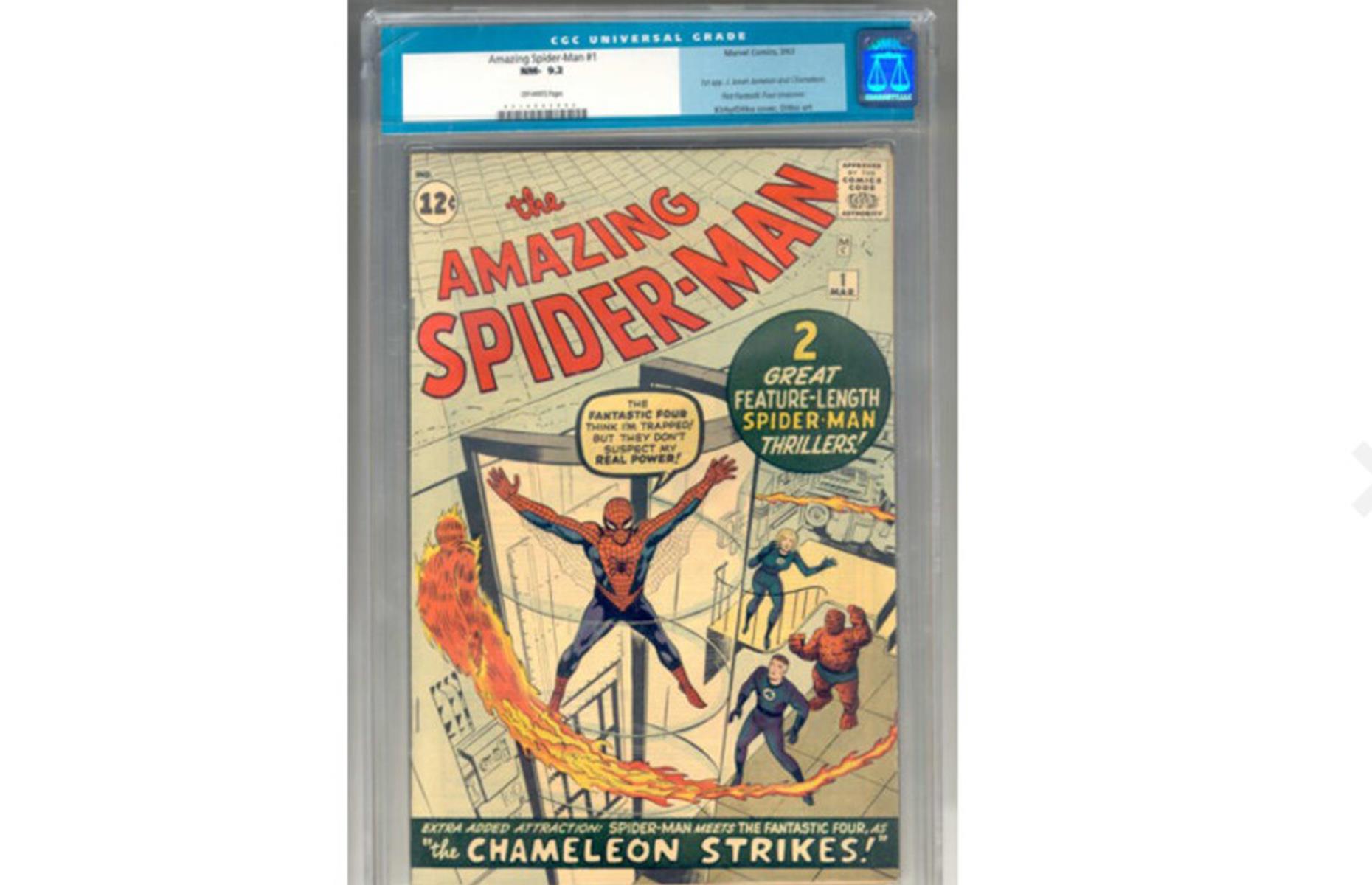 The Amazing Spider-Man #1: $1.4 million (£1.1m)