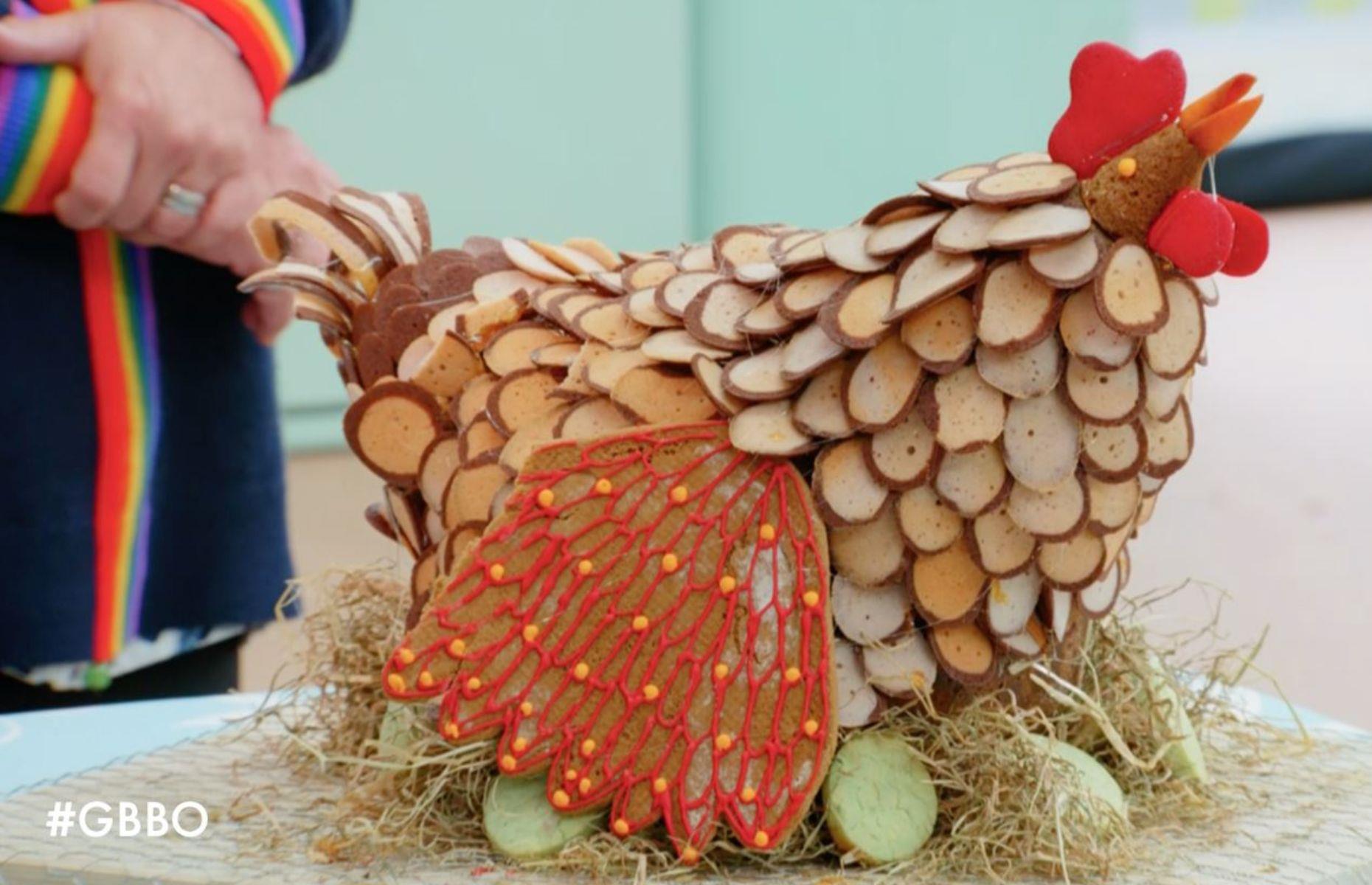 3: Rosie Brandreth-Poynter’s chicken biscuit sculpture, 2019 