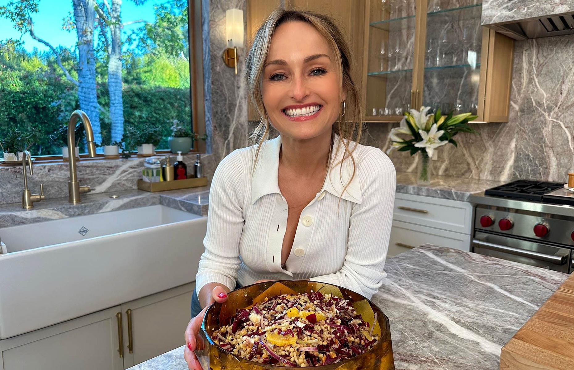 16. Giada De Laurentiis: squeeze excess water out of frozen spinach