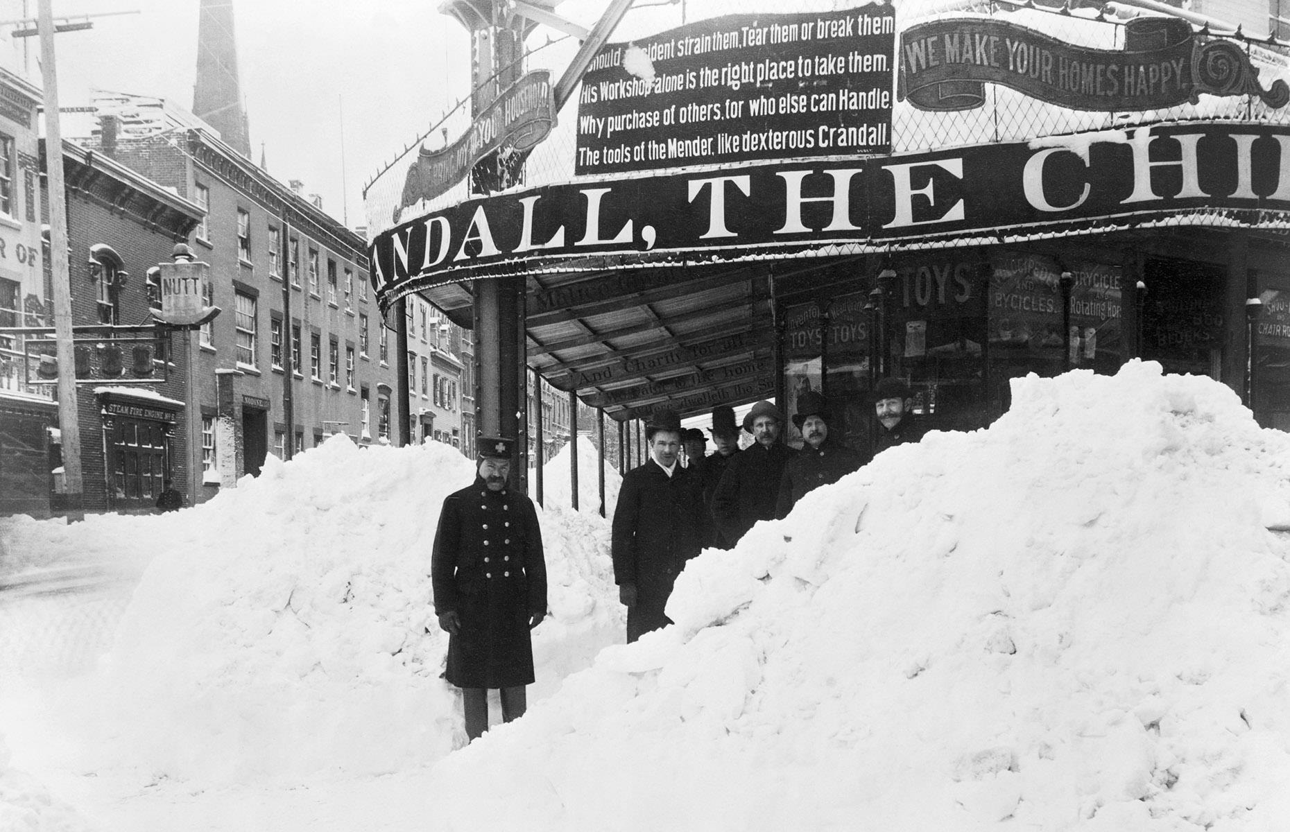 1888: Devastating blizzard engulfs the city