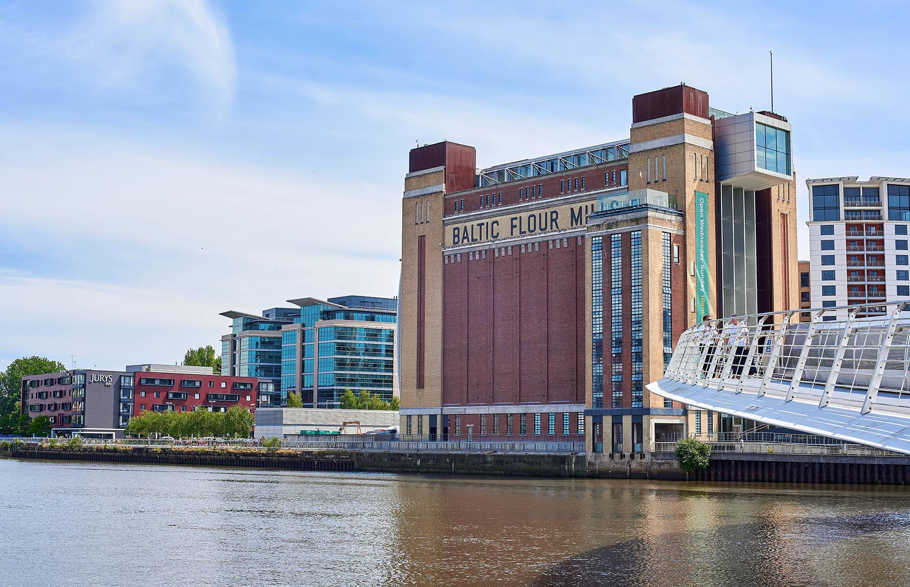 Now: Baltic Flour Mill, Gateshead, UK