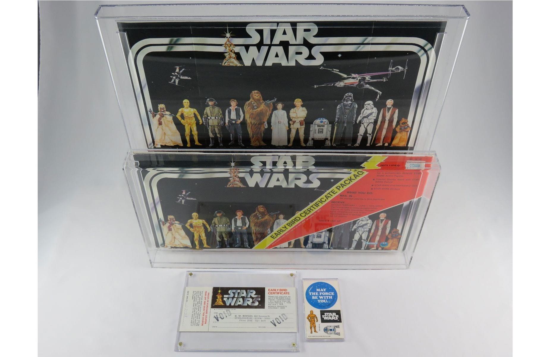 Kenner Star Wars Early Bird Certificate Set: $3,000 (£2.4k)