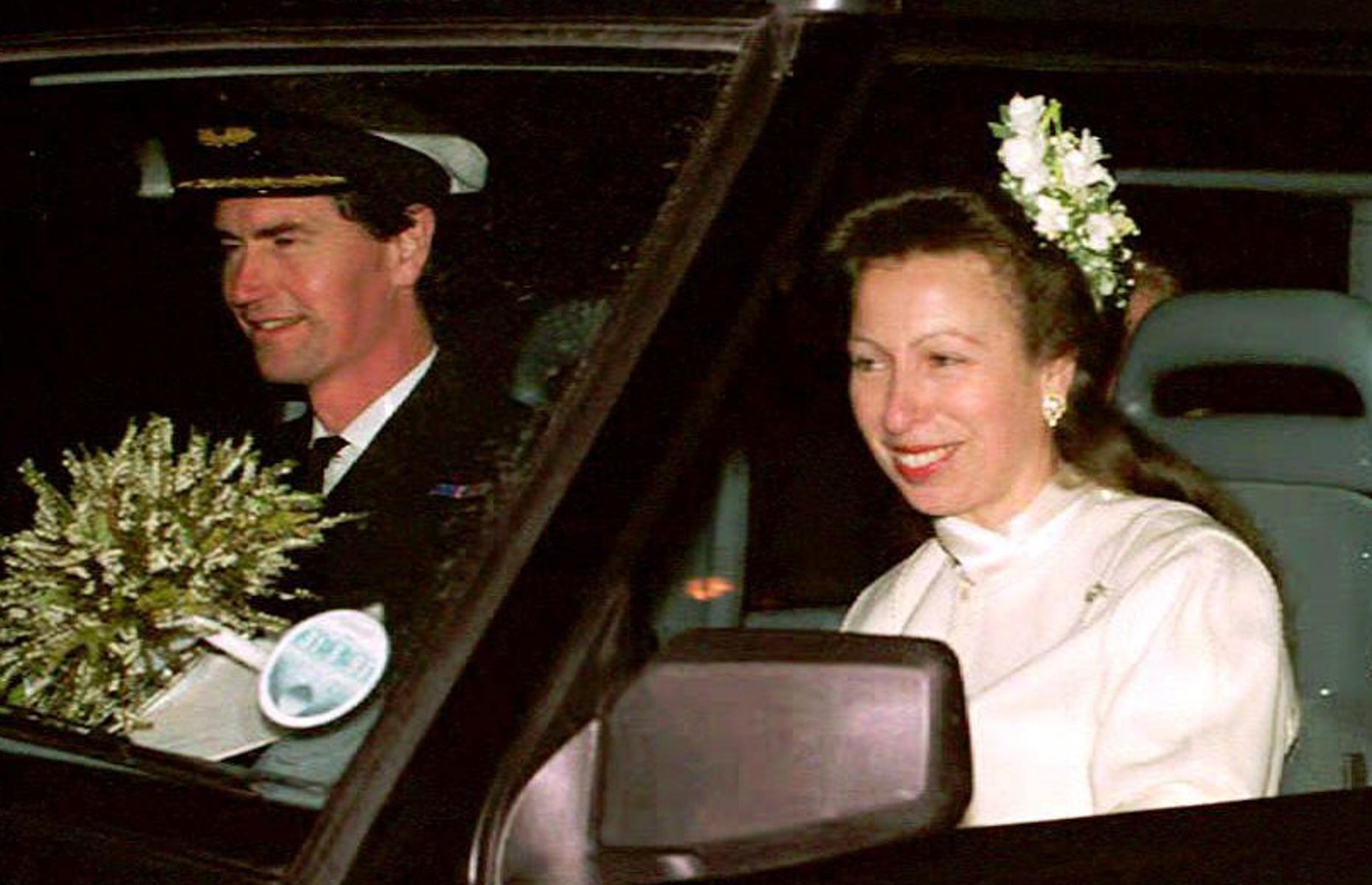 Princess Anne marries Commander Tim Laurence