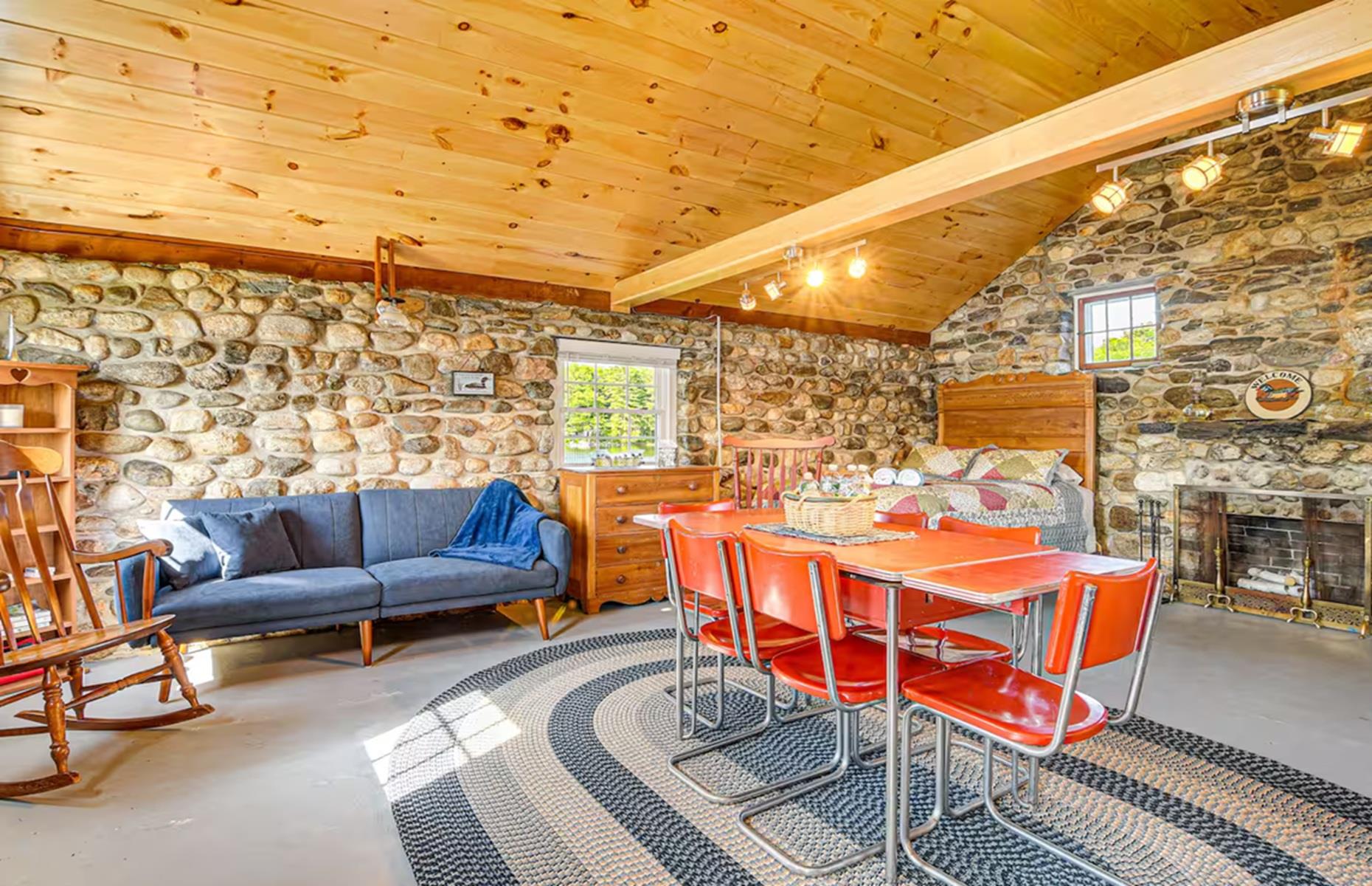 Rock Island home, Maine, USA