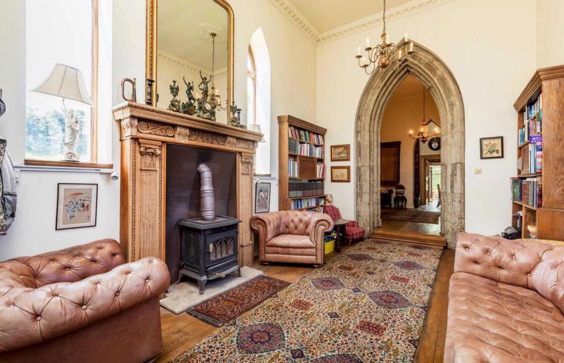 Towering Victorian folly, Hampshire, UK