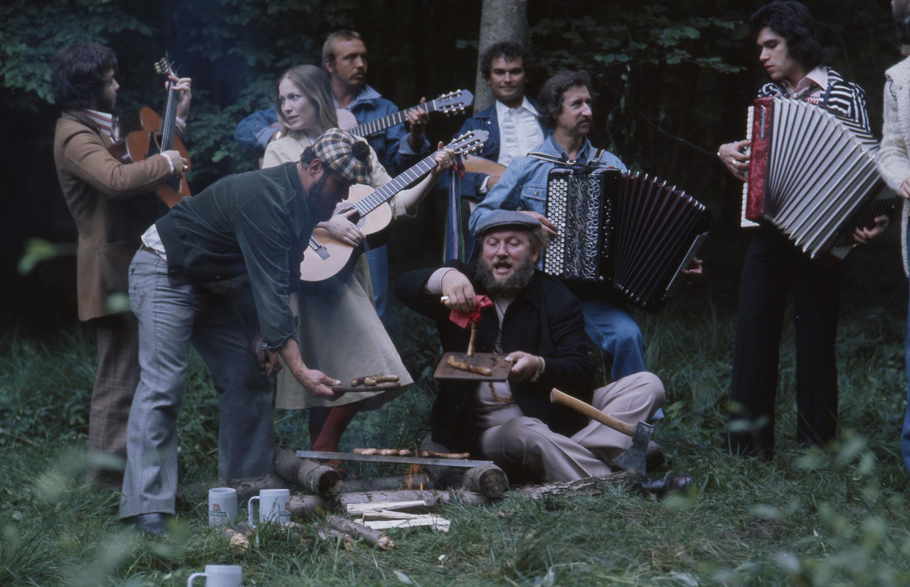1970s: a musical cookout in a German wood