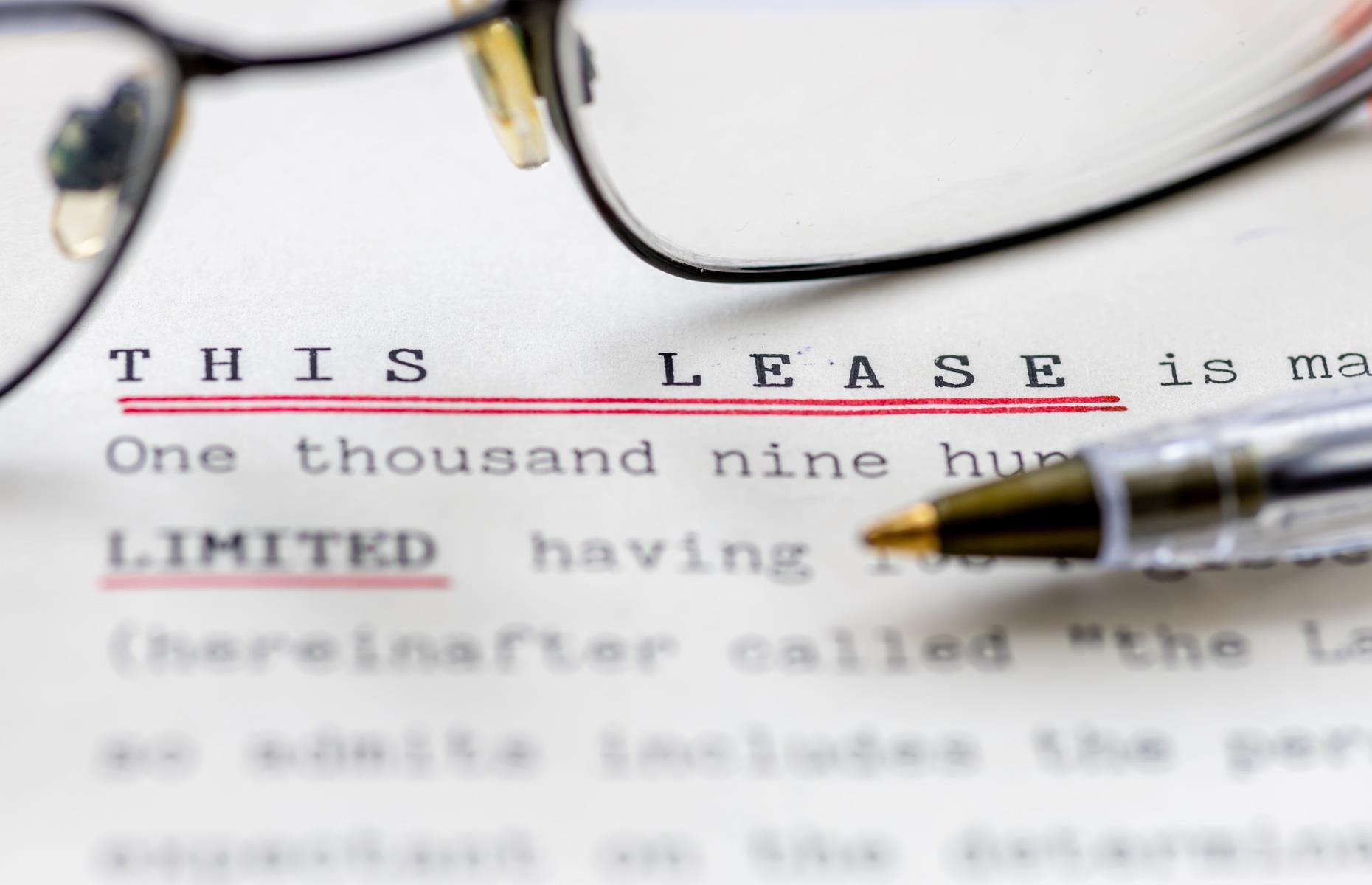 Bad lease terms