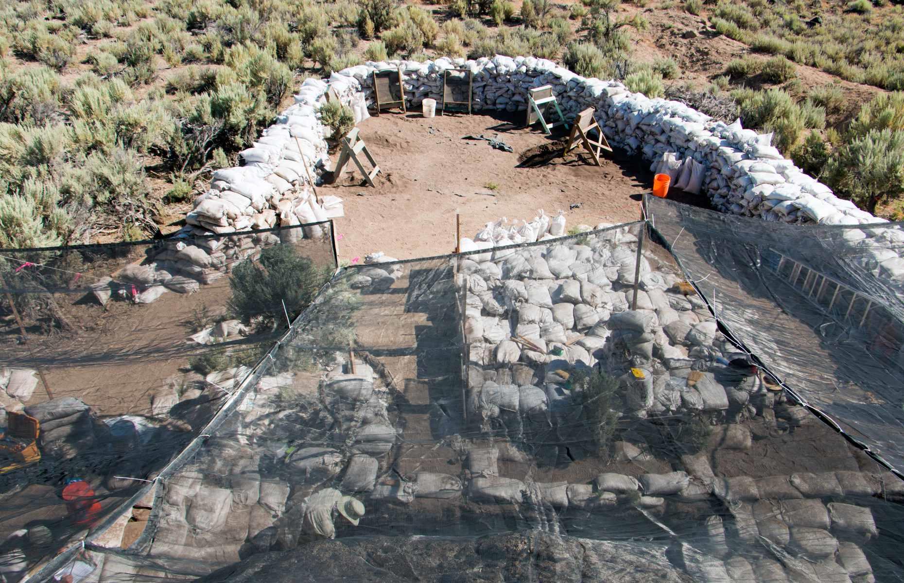 Ice Age human settlement, Oregon, USA