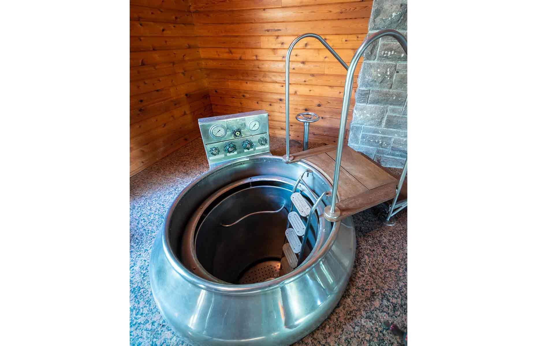 Unusual hot tub