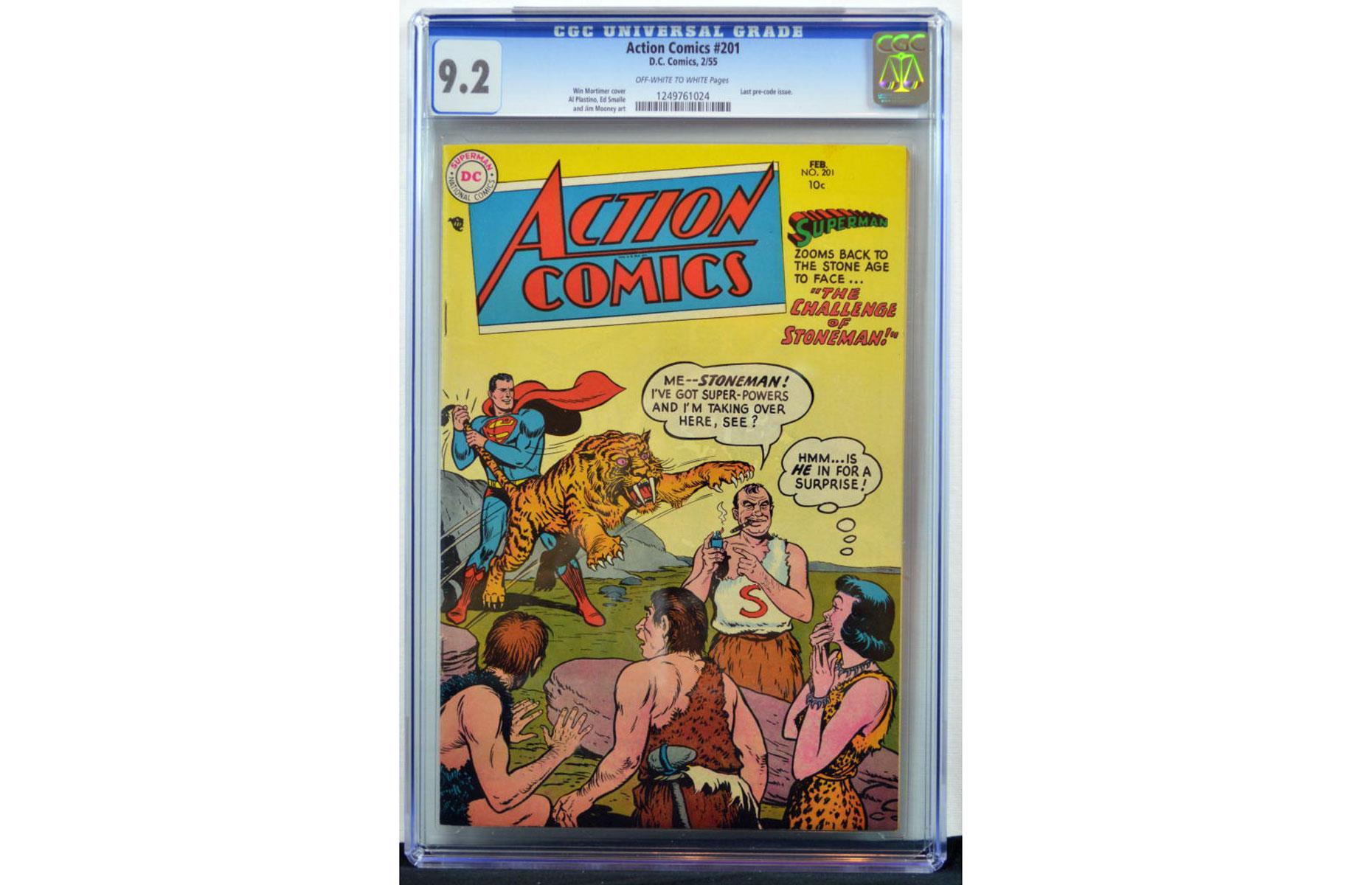 1955 – Action Comics Superman #201: $3,400 (£2.5k)