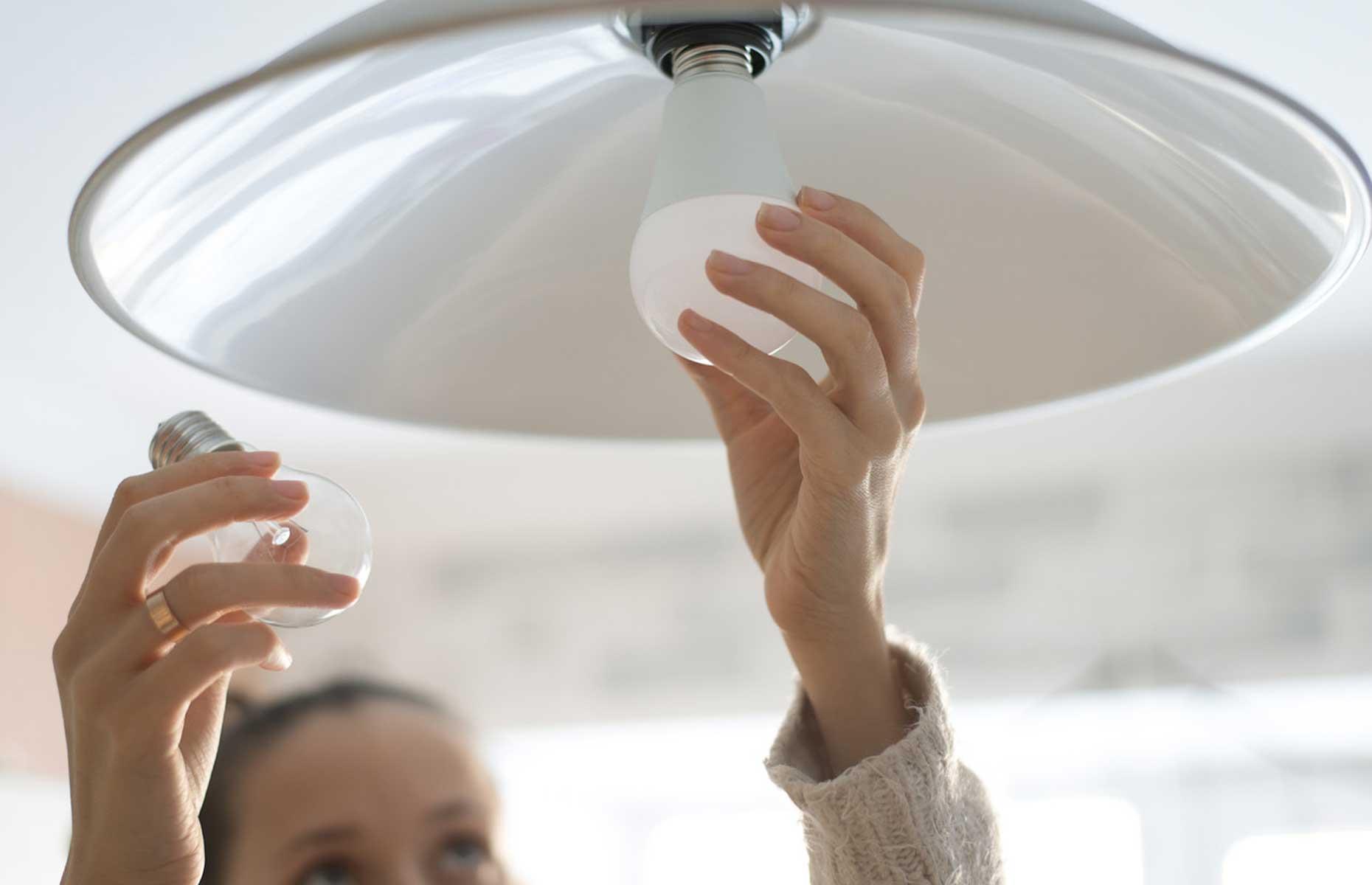 Try this: change a lightbulb