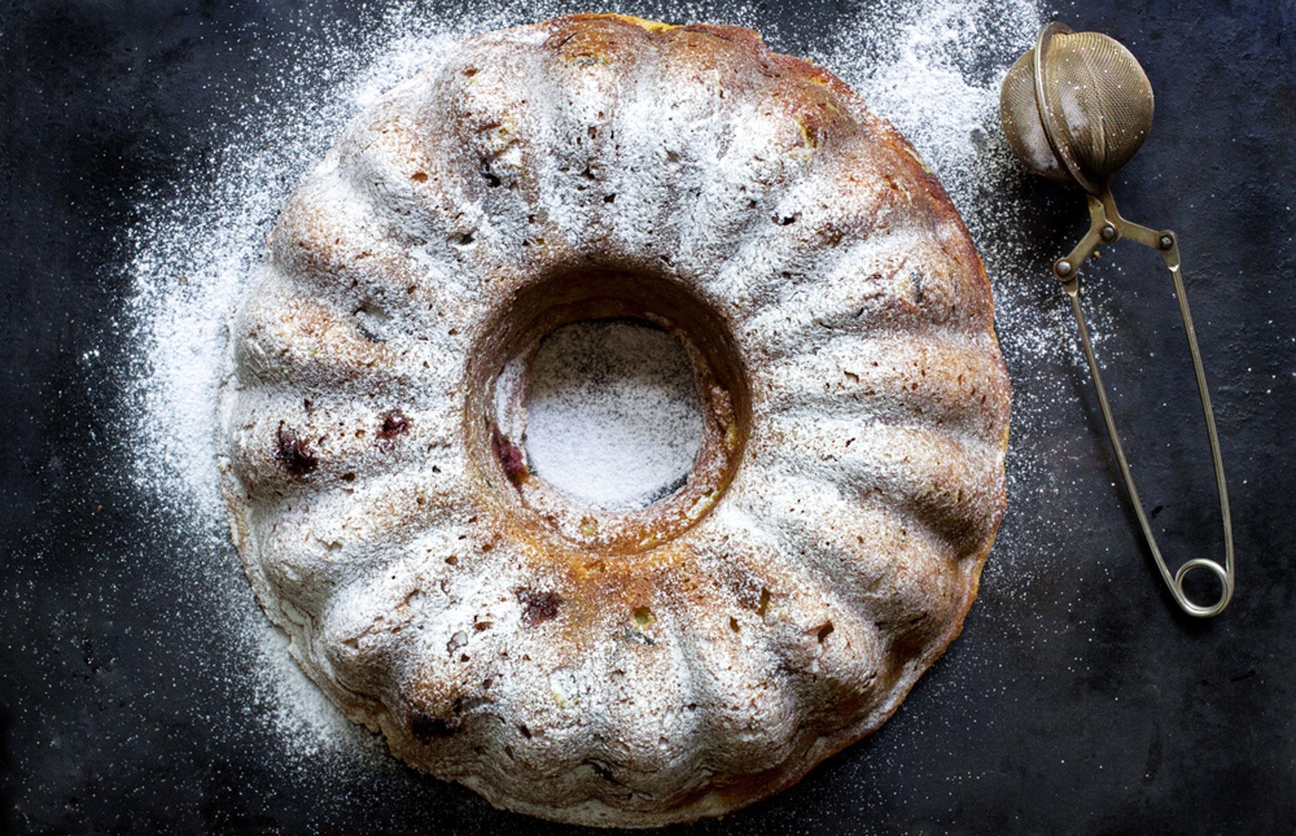 Make shop-bought cakes look homemade with icing sugar