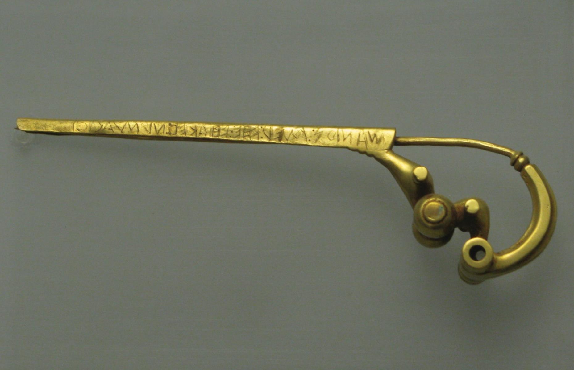 Praeneste fibula, Palestrina, Italy
