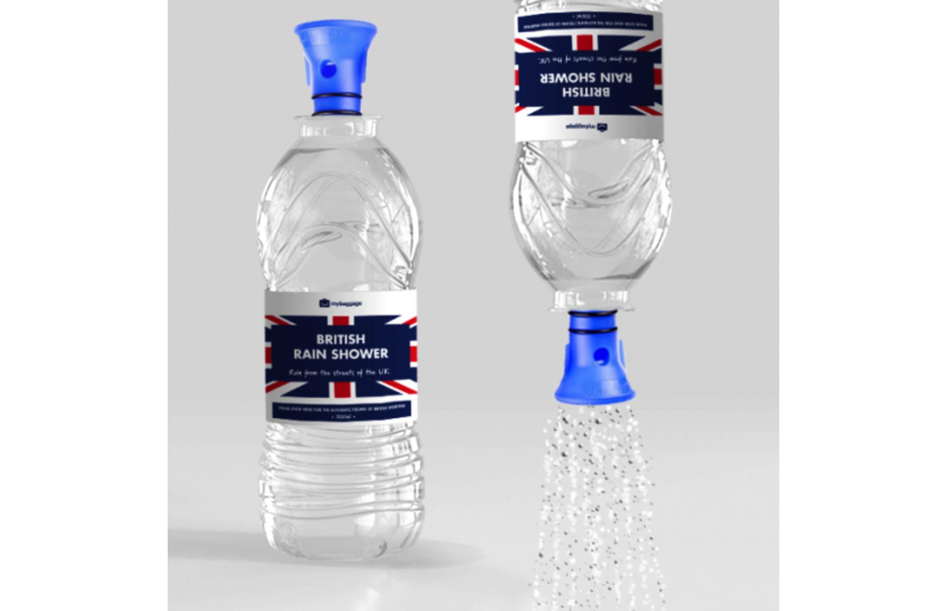 British rainwater – bottles rain to remind of home