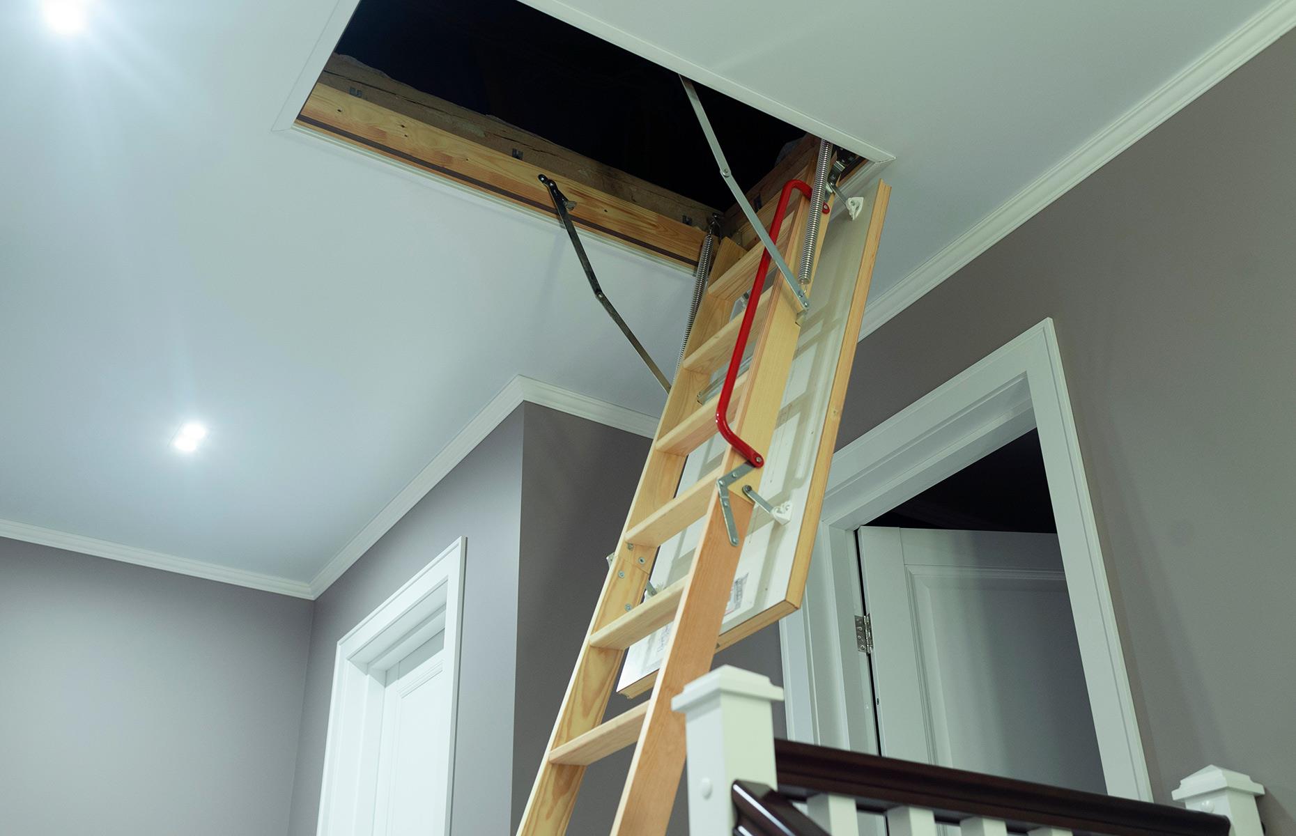 Install an attic stair cover