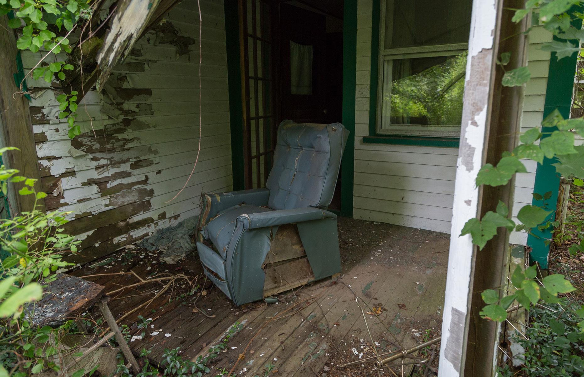 Tumbledown porch