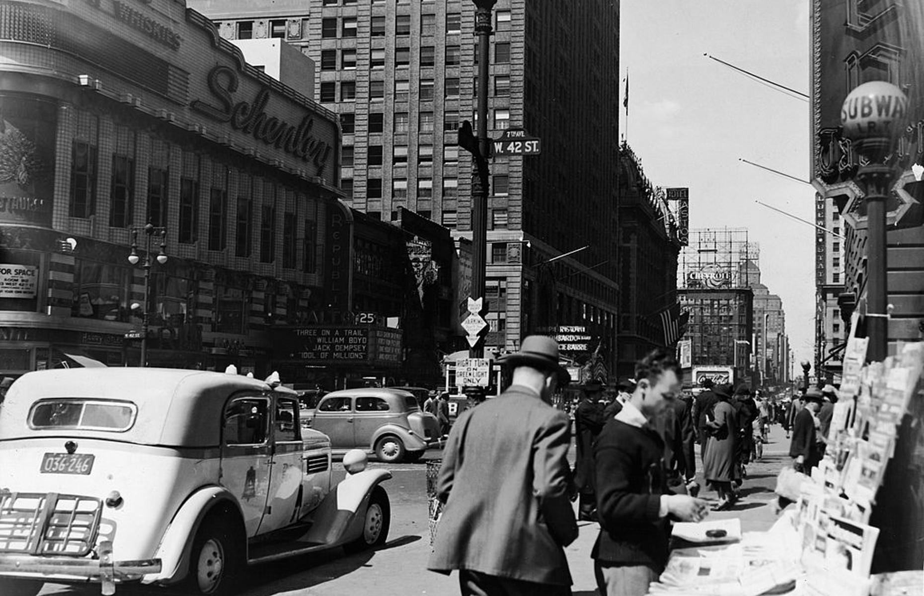 Times Square, New York City, USA, 1936