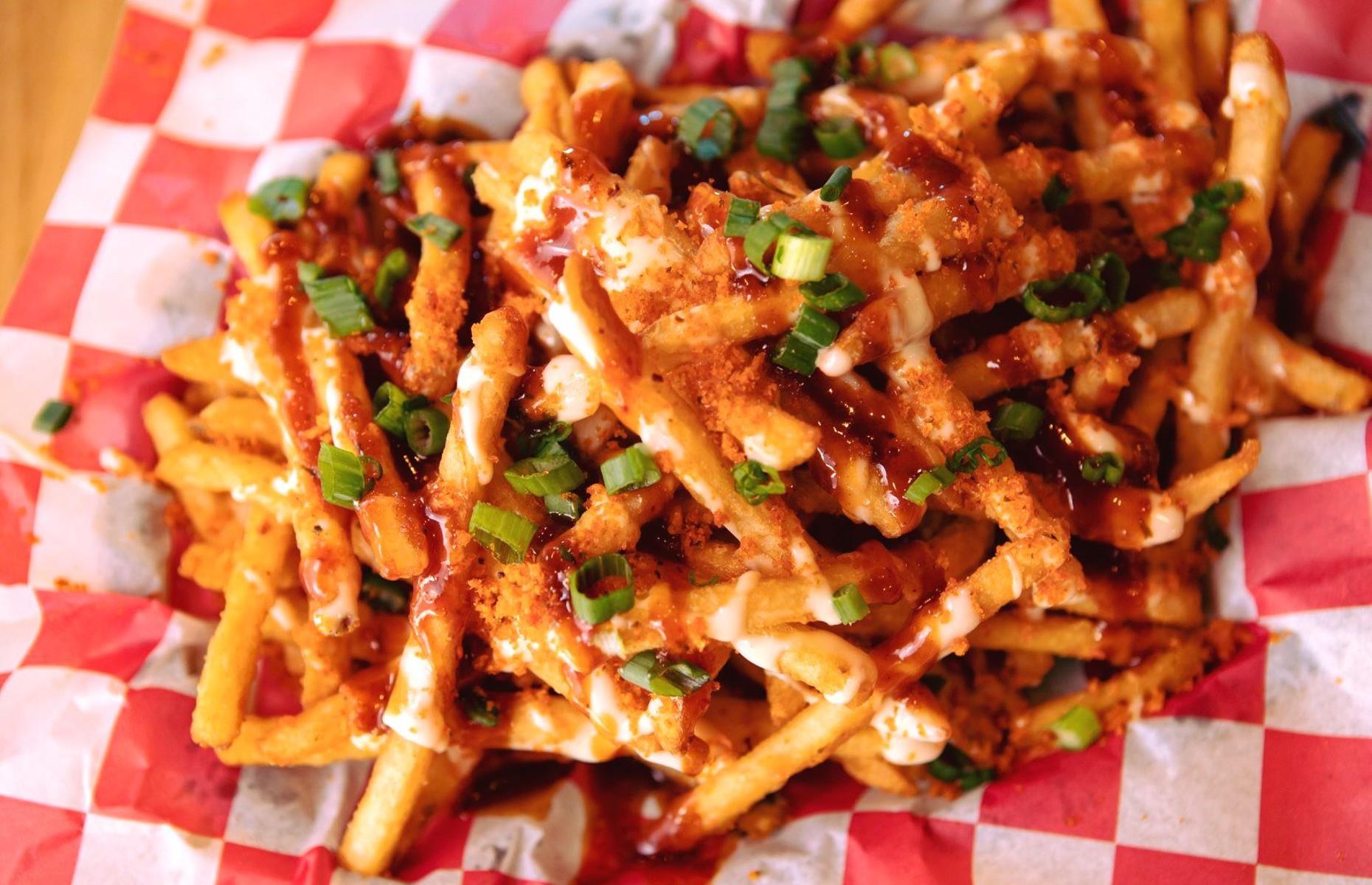 Nebraska: yakuza fries, Backlot Taphouse, Omaha