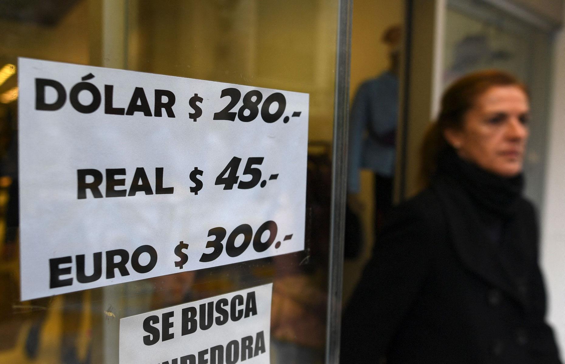 Argentina, debt to GDP: 85%