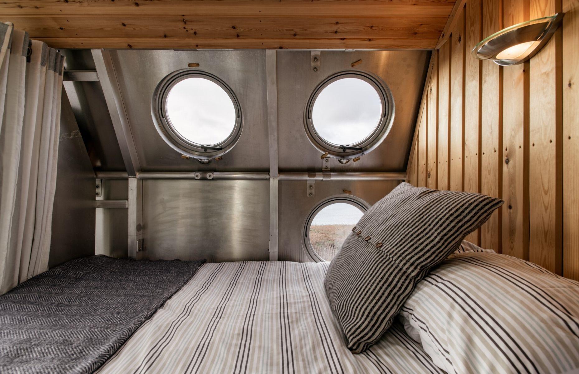 Modern airship, Oban, UK