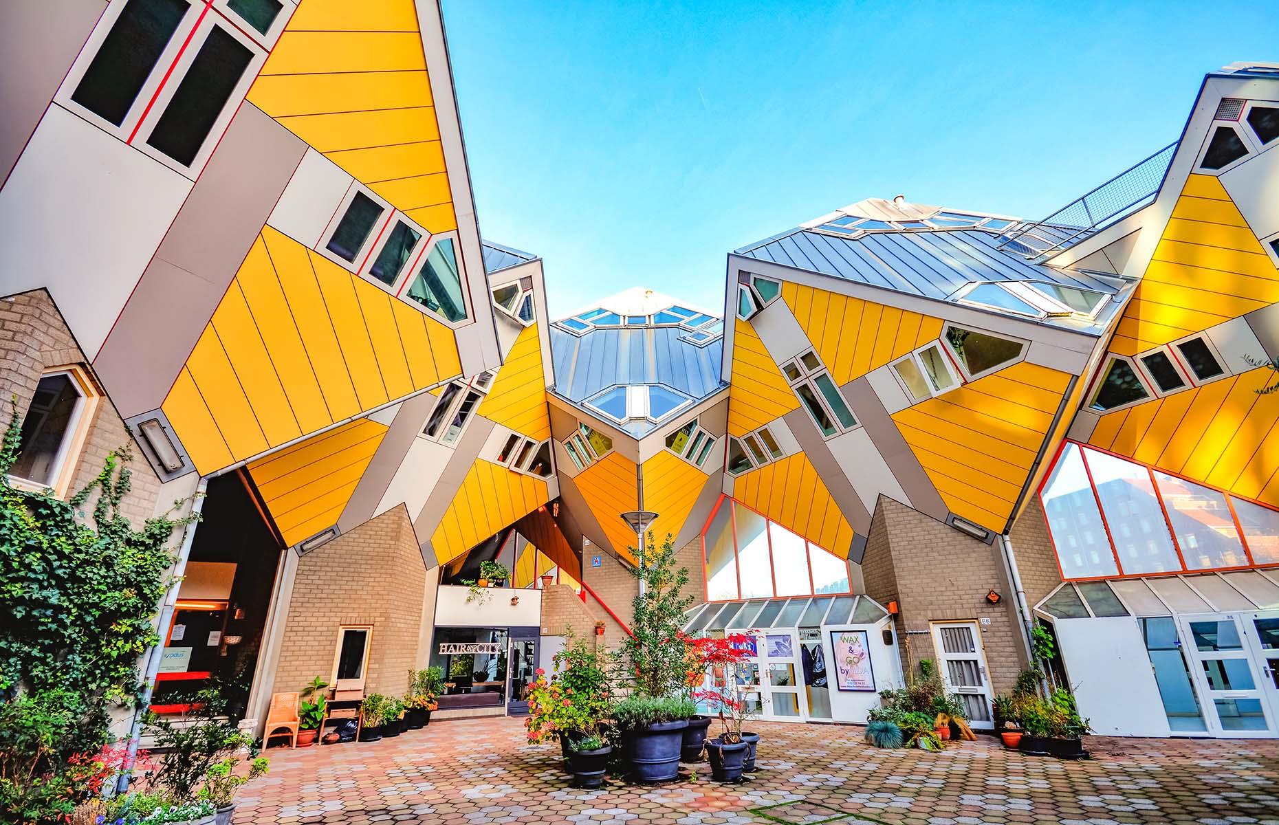 Las Casas Cubo, Rotterdam, Países Bajos