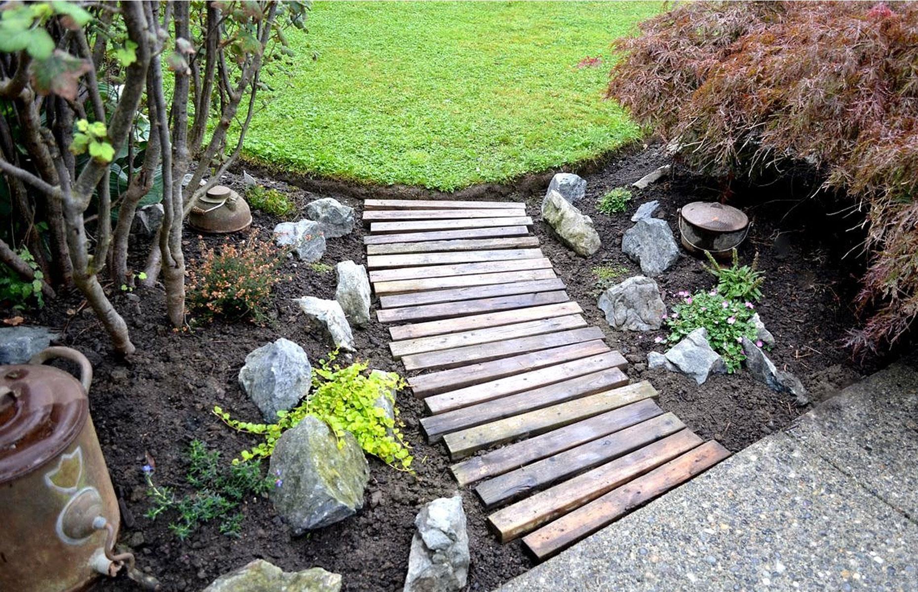 Lay a walkway