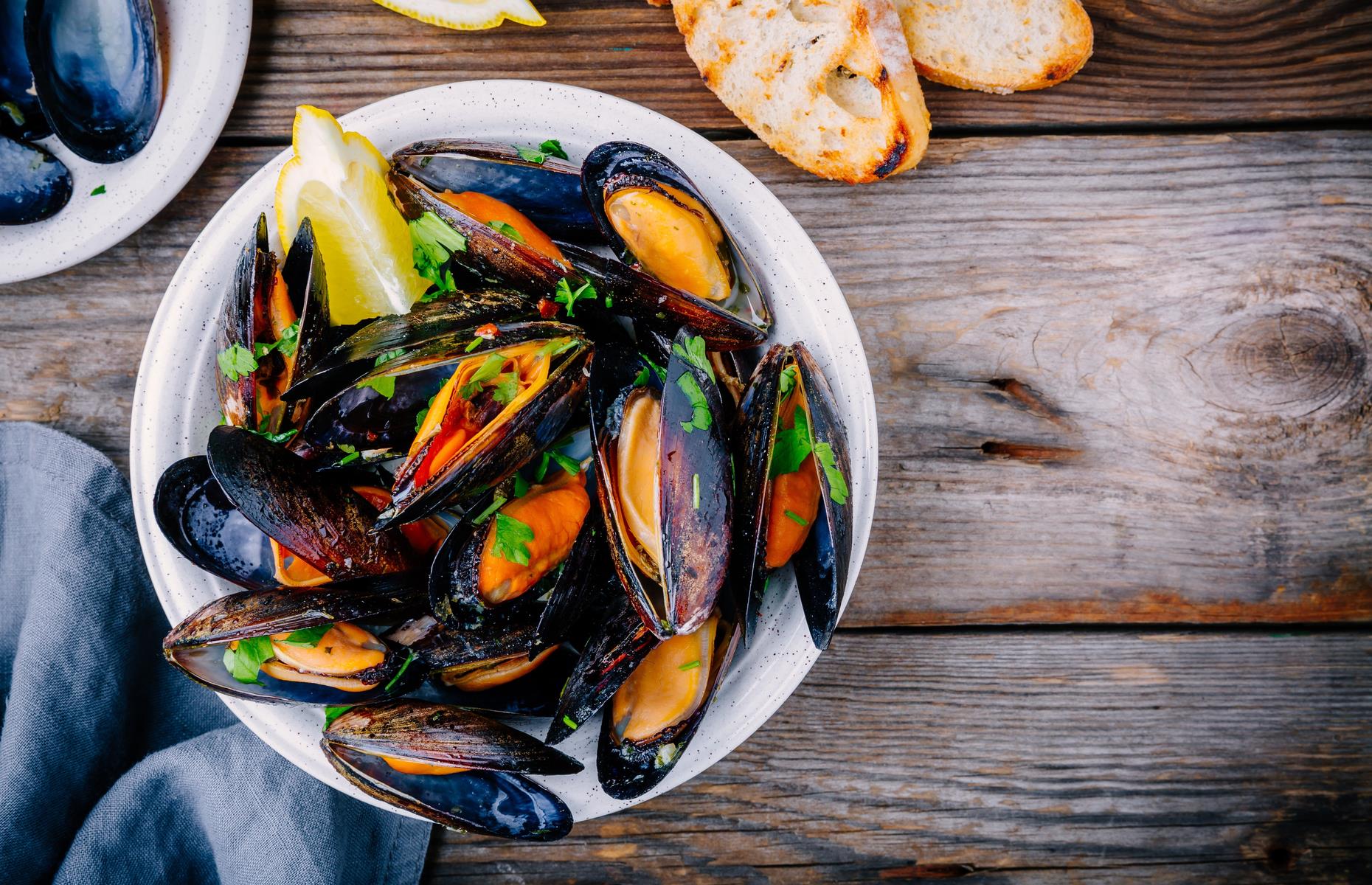 13. Mussels