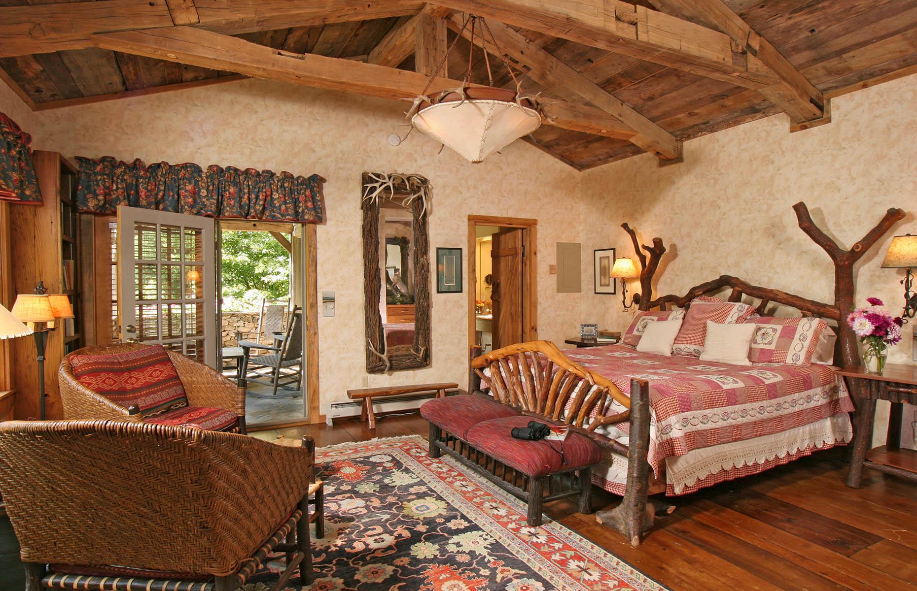 1990s: log cabin look