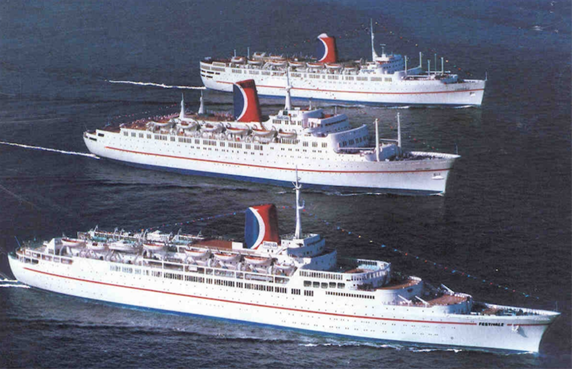1970s: Carnival cruise line fleet