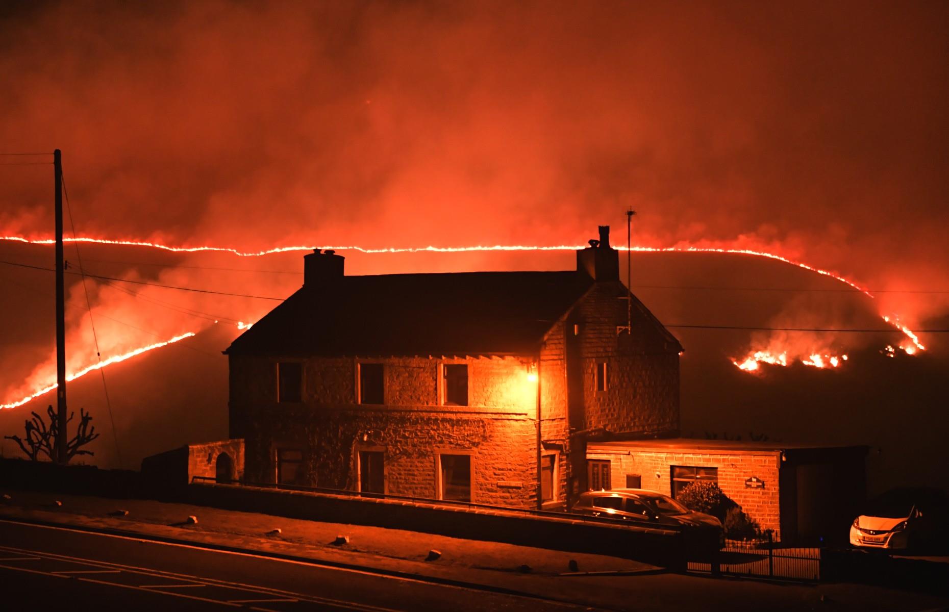 The Saddleworth Moor Wildfire was one of the biggest on record