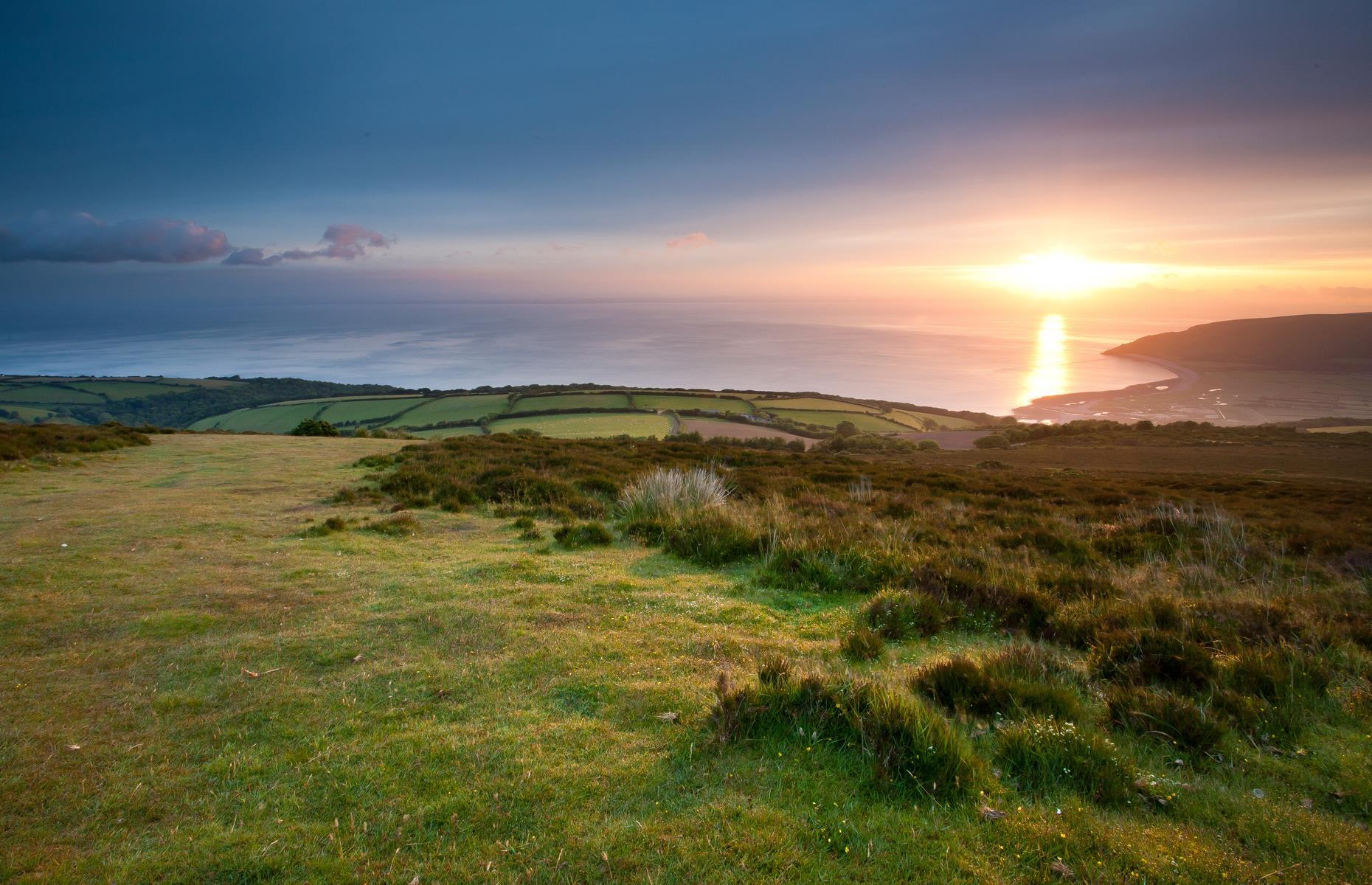 Porlock Hill, Somerset, England