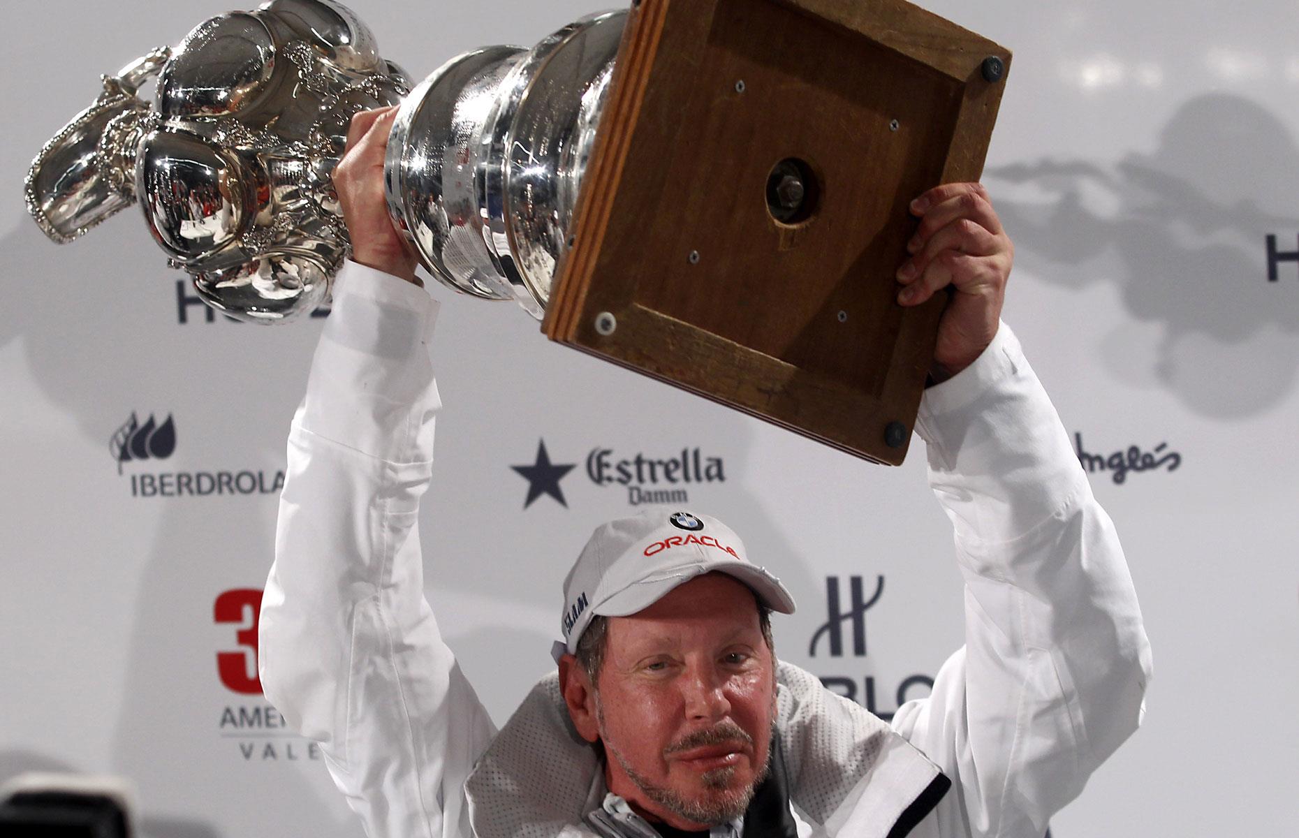 Ellison loves sailing and his Oracle Team USA won the America's Cup in 2013
