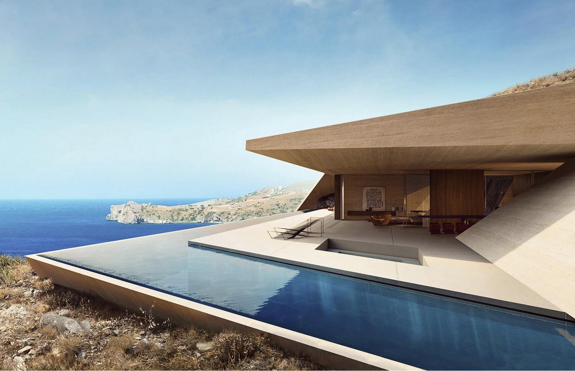 Casa Katana: Piscina con vistas