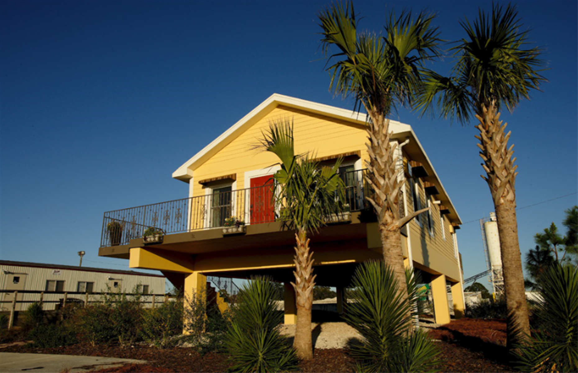 A concrete structure : Hurricane-proof homes that could save your life