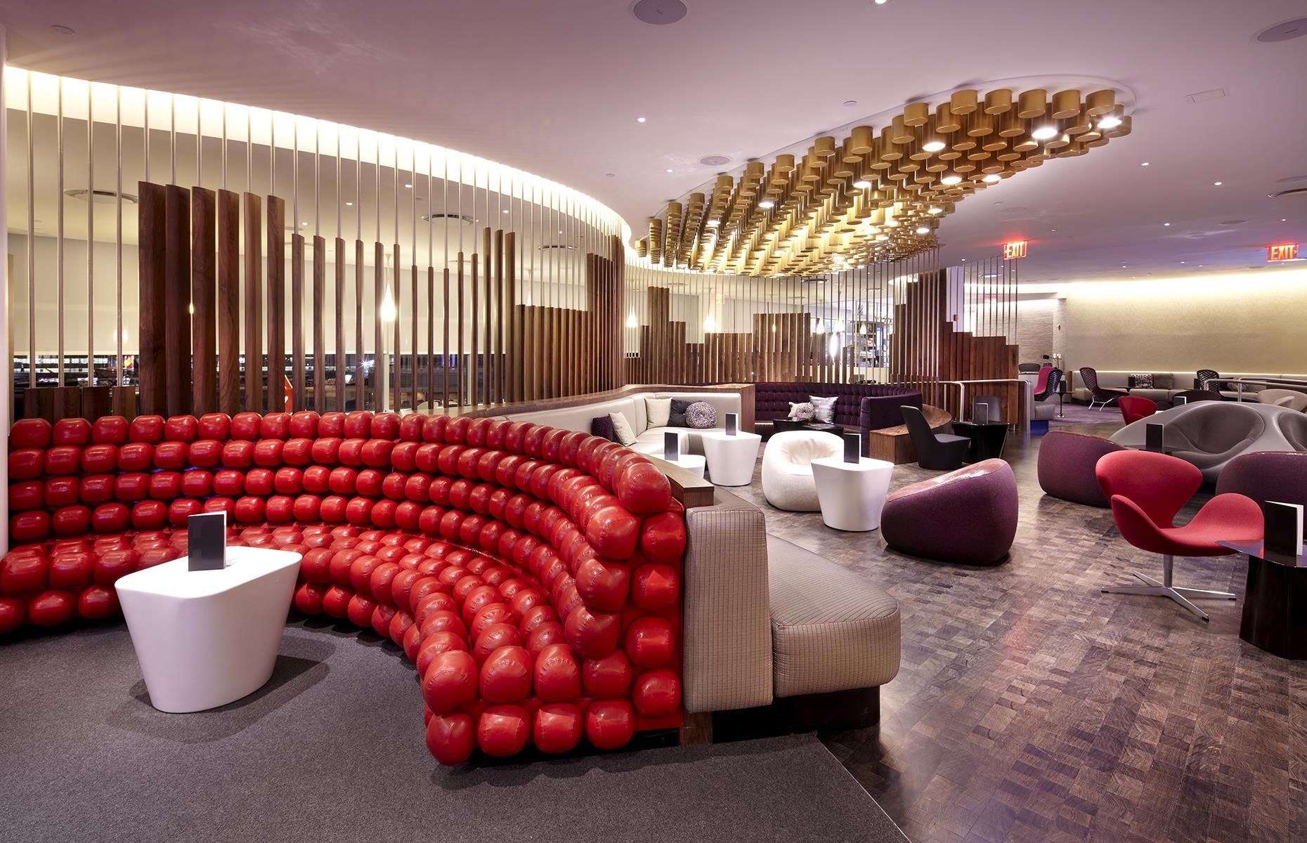 Virgin Atlantic Clubhouse, JFK International Airport, New York, USA