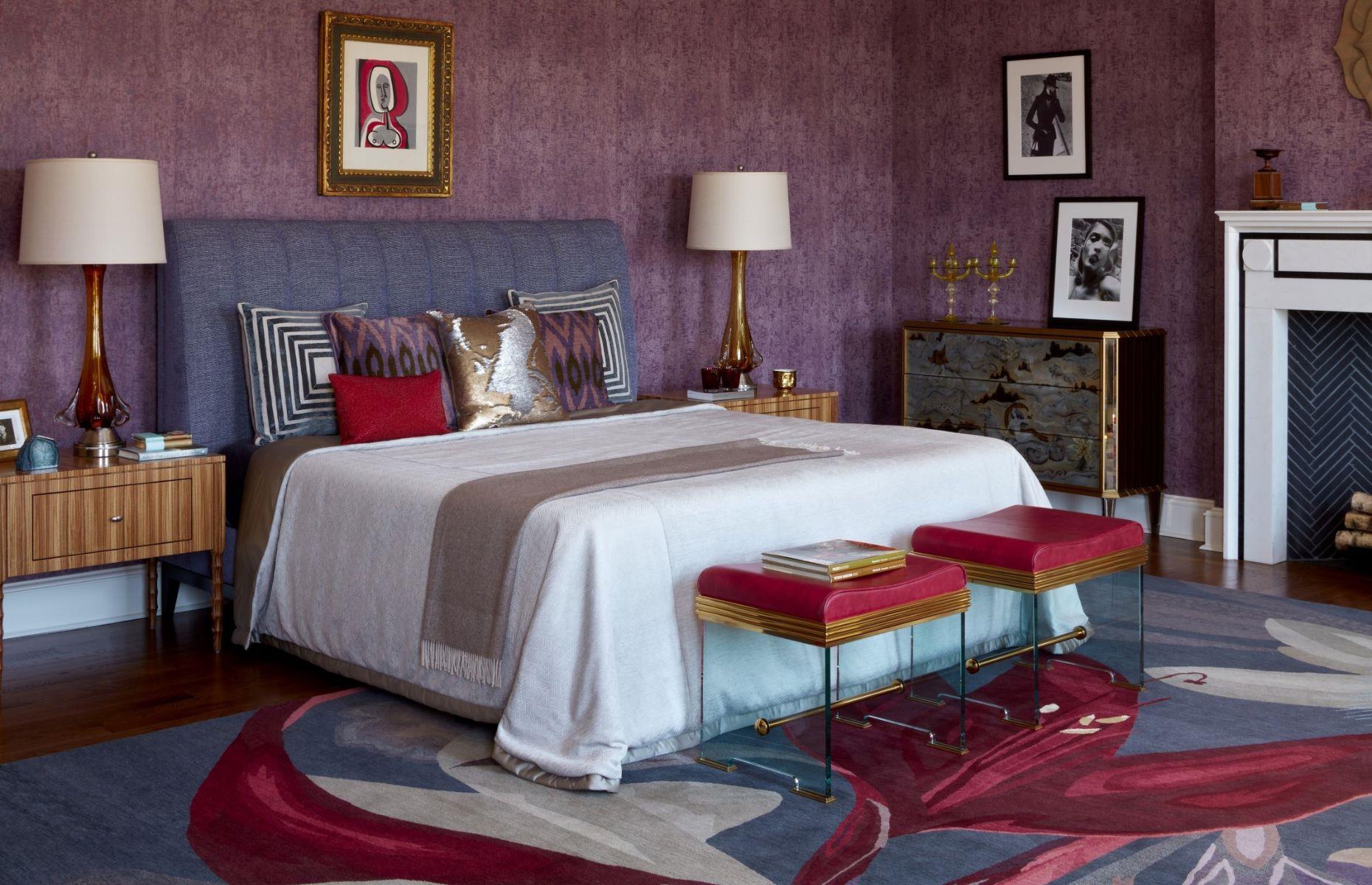 Be bold with an oversized rug