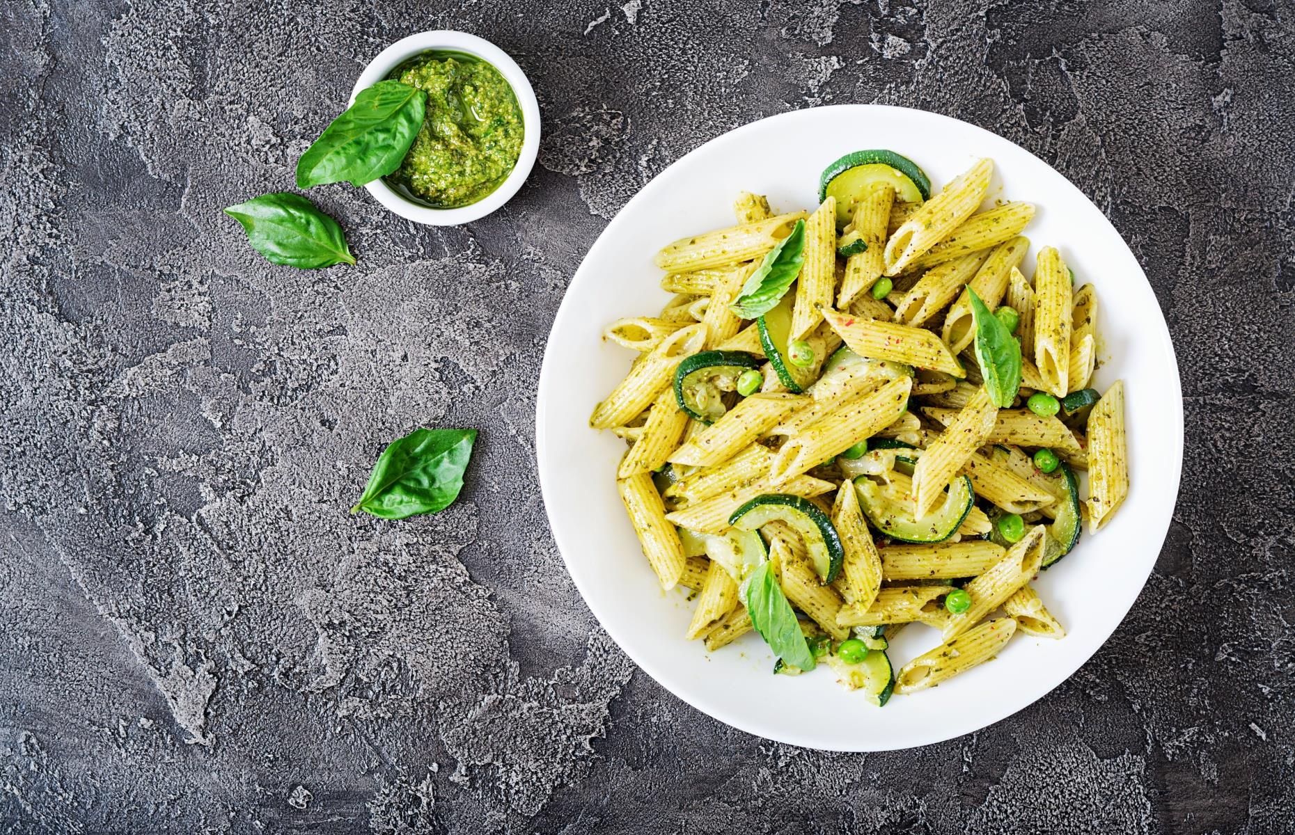 38. Use up green vegetables in a pasta sauce