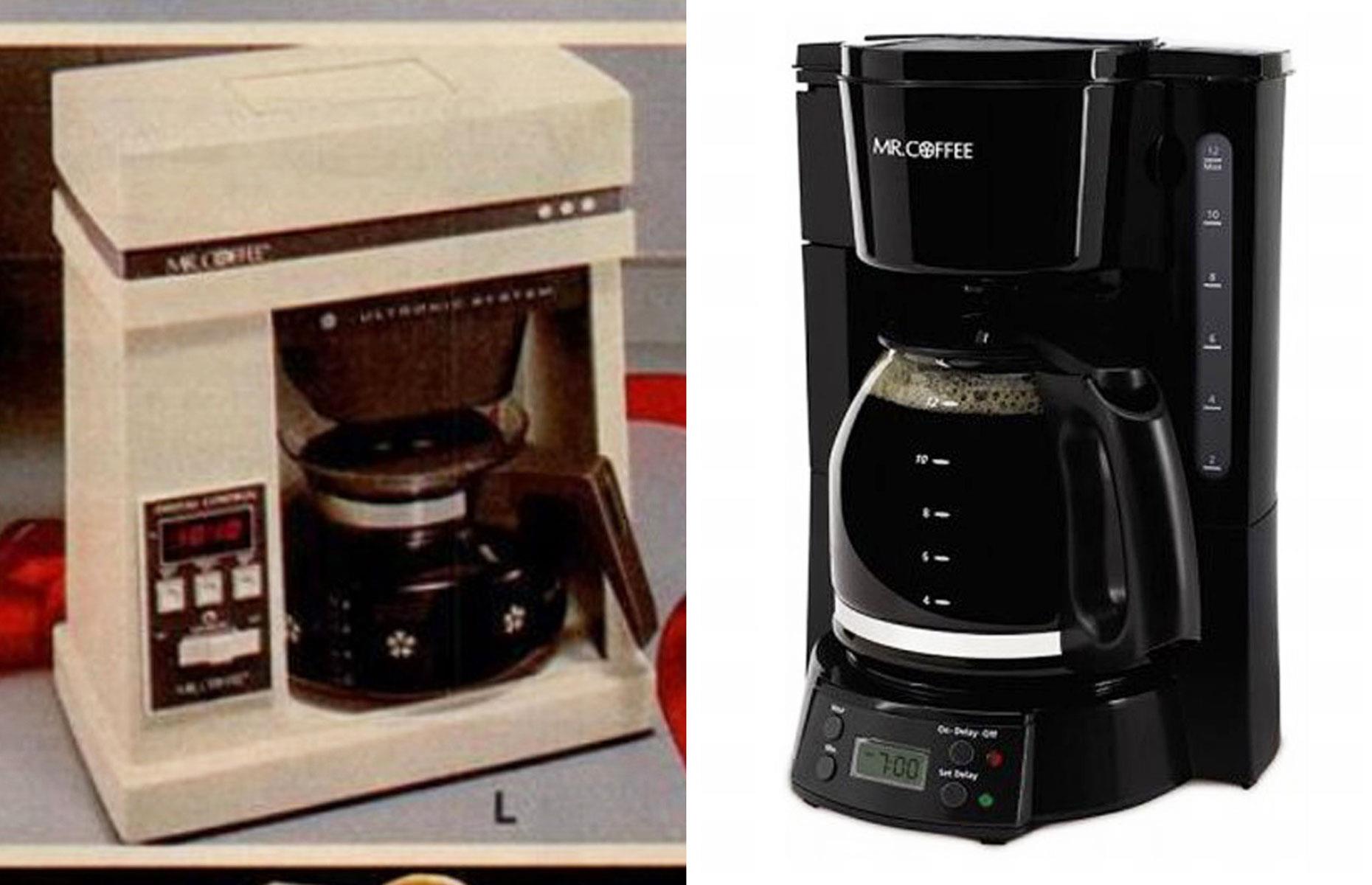 Mr. Coffee 12-cup coffee maker: 330% more expensive in 1984