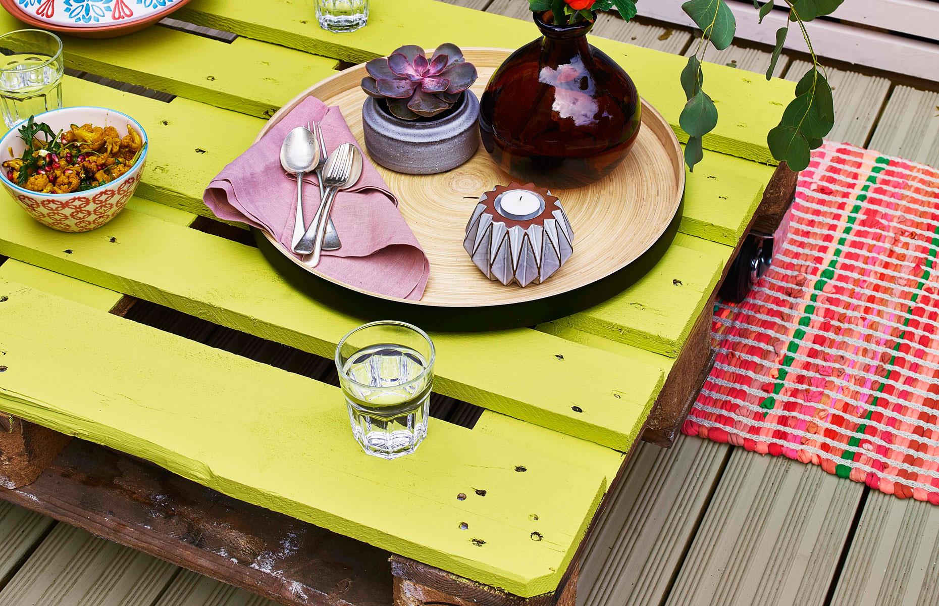 Brighten up the decking