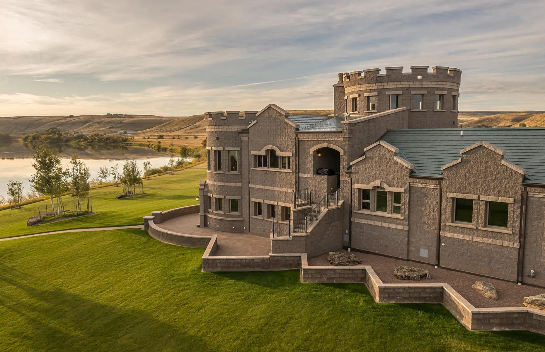 Castle-inspired residence, Montana, USA