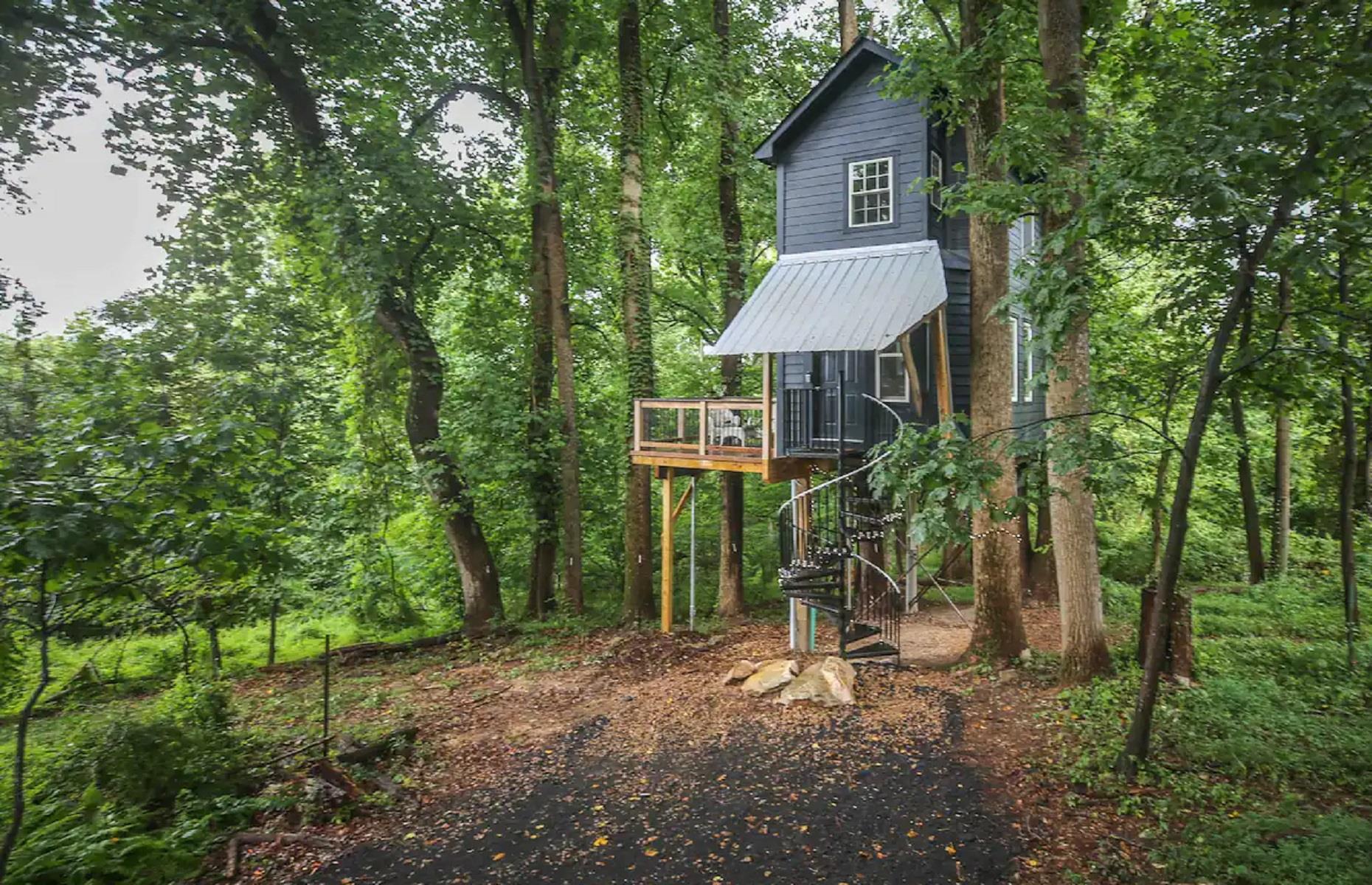 Casa del Árbol en el Cielo, Virginia, Estados Unidos