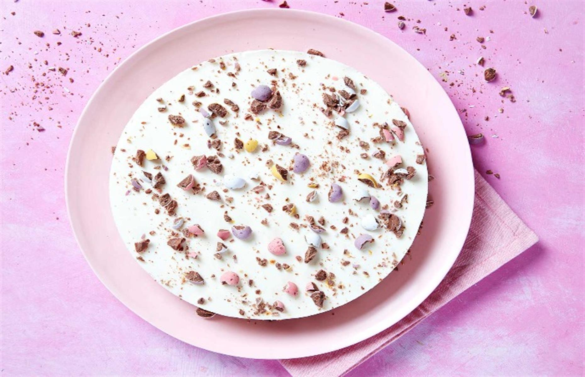 Mini Eggs cheesecake