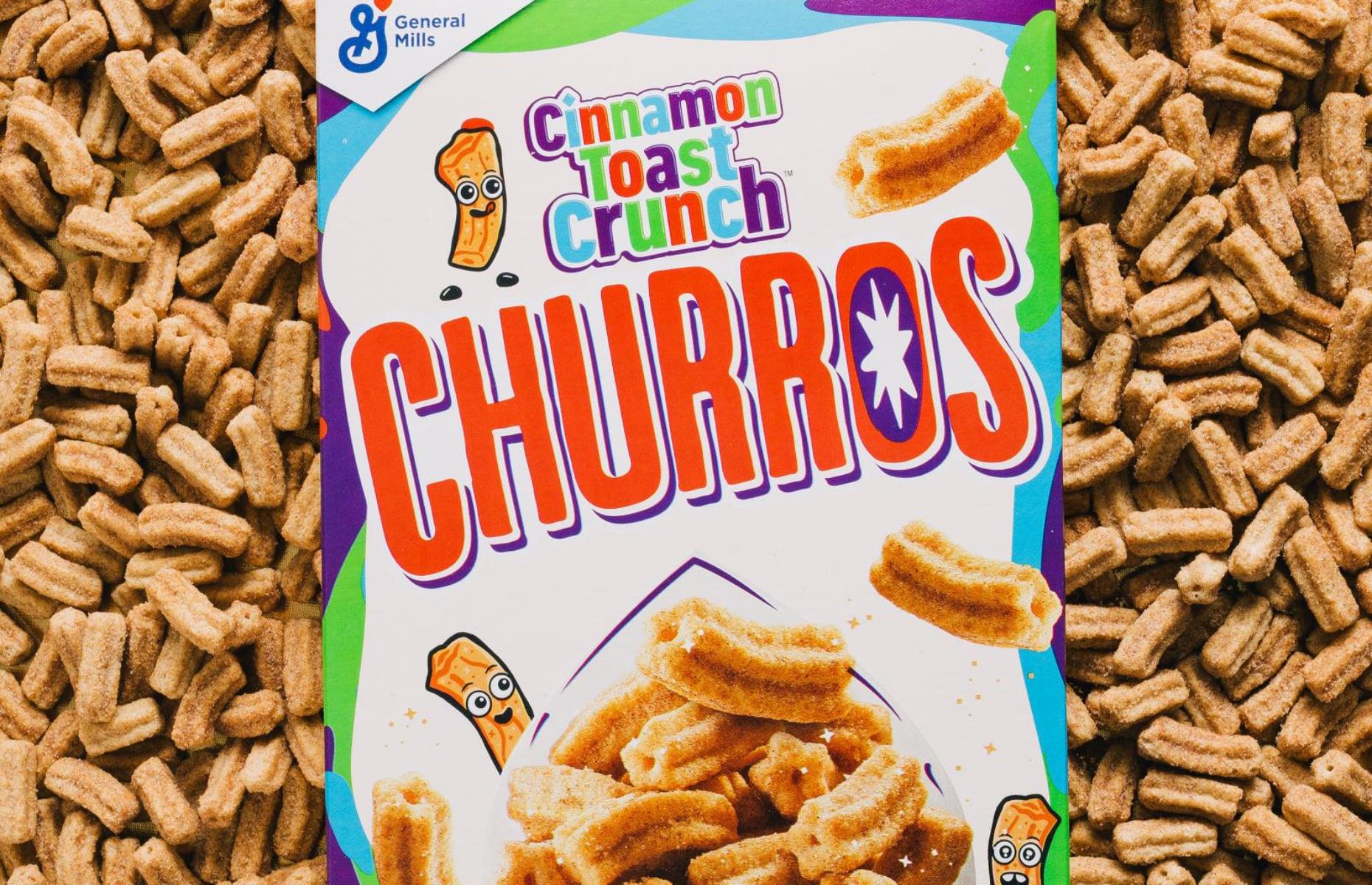 15. Cinnamon Toast Crunch Churros (USA) = 27% sugar 