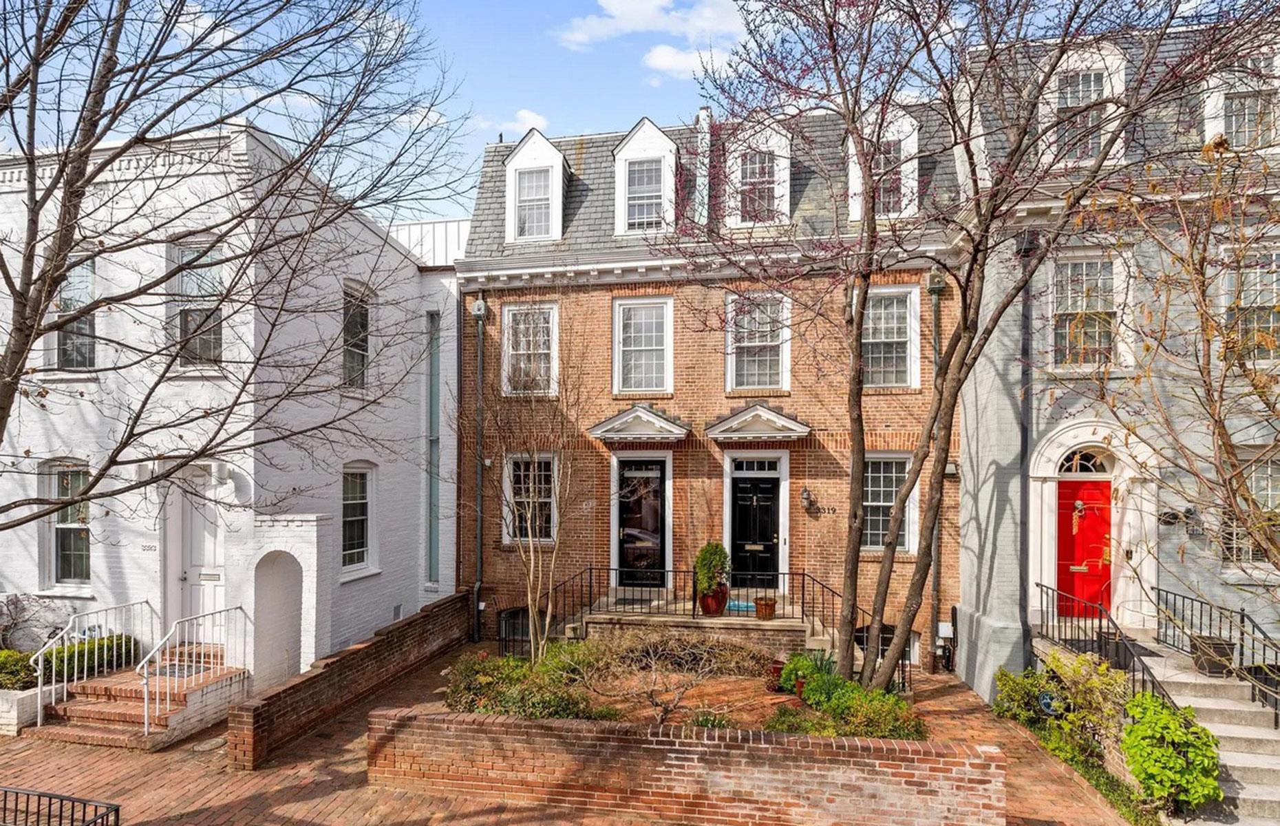 JFK and Jackie Kennedy’s first marital home in Georgetown