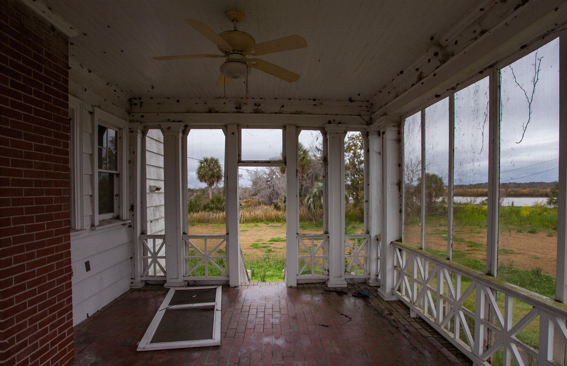 Exterior damage