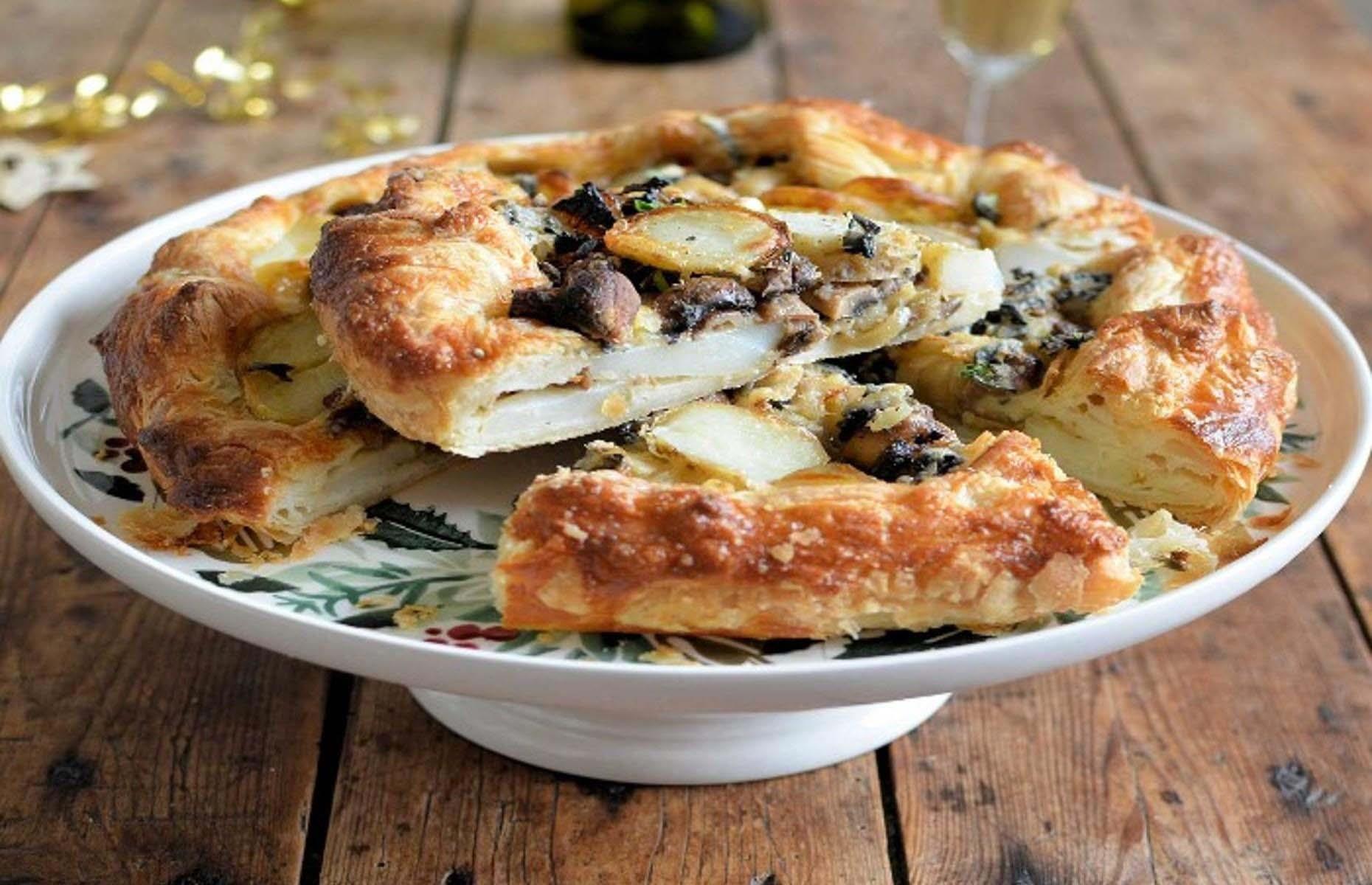 44. Cheese and potato galette