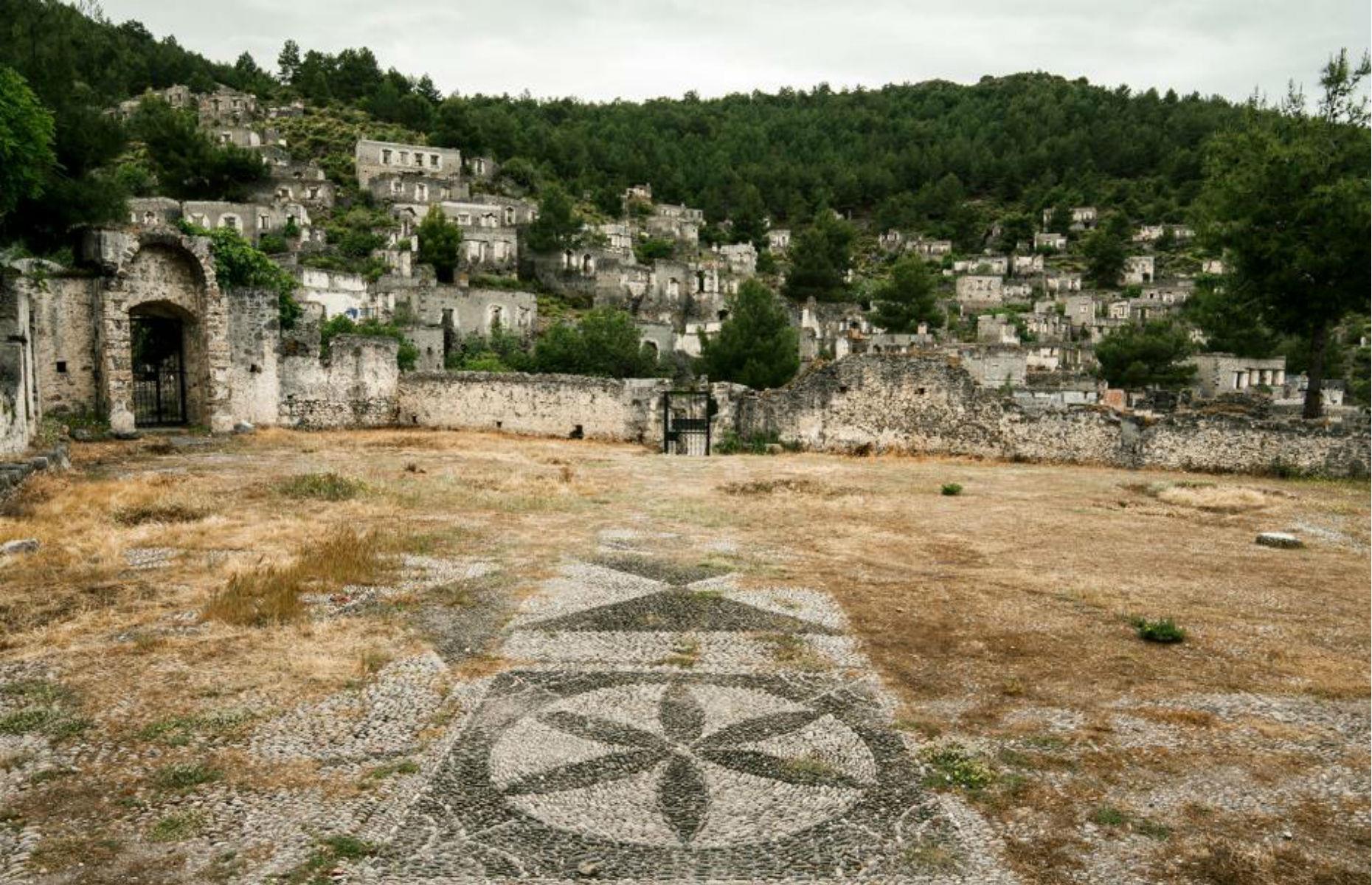The eerie village of Kayaköy, Fethiye, Turkey