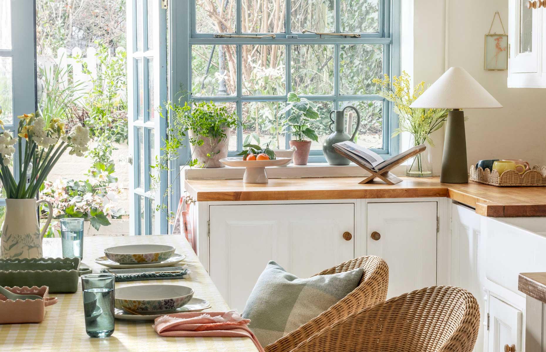 Make use of the kitchen windowsill