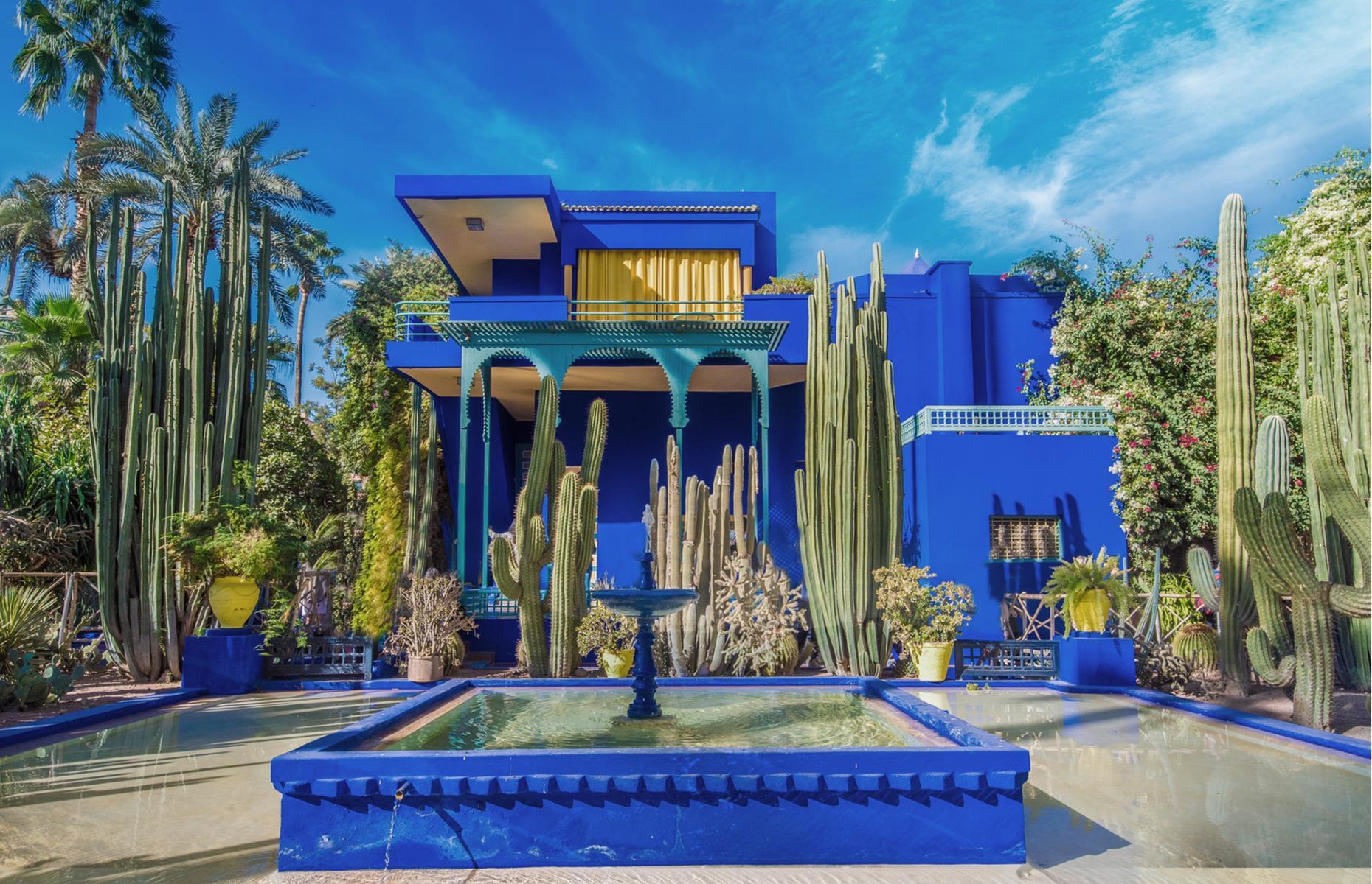 Yves Saint Laurent's villa, Marrakesh, Morocco